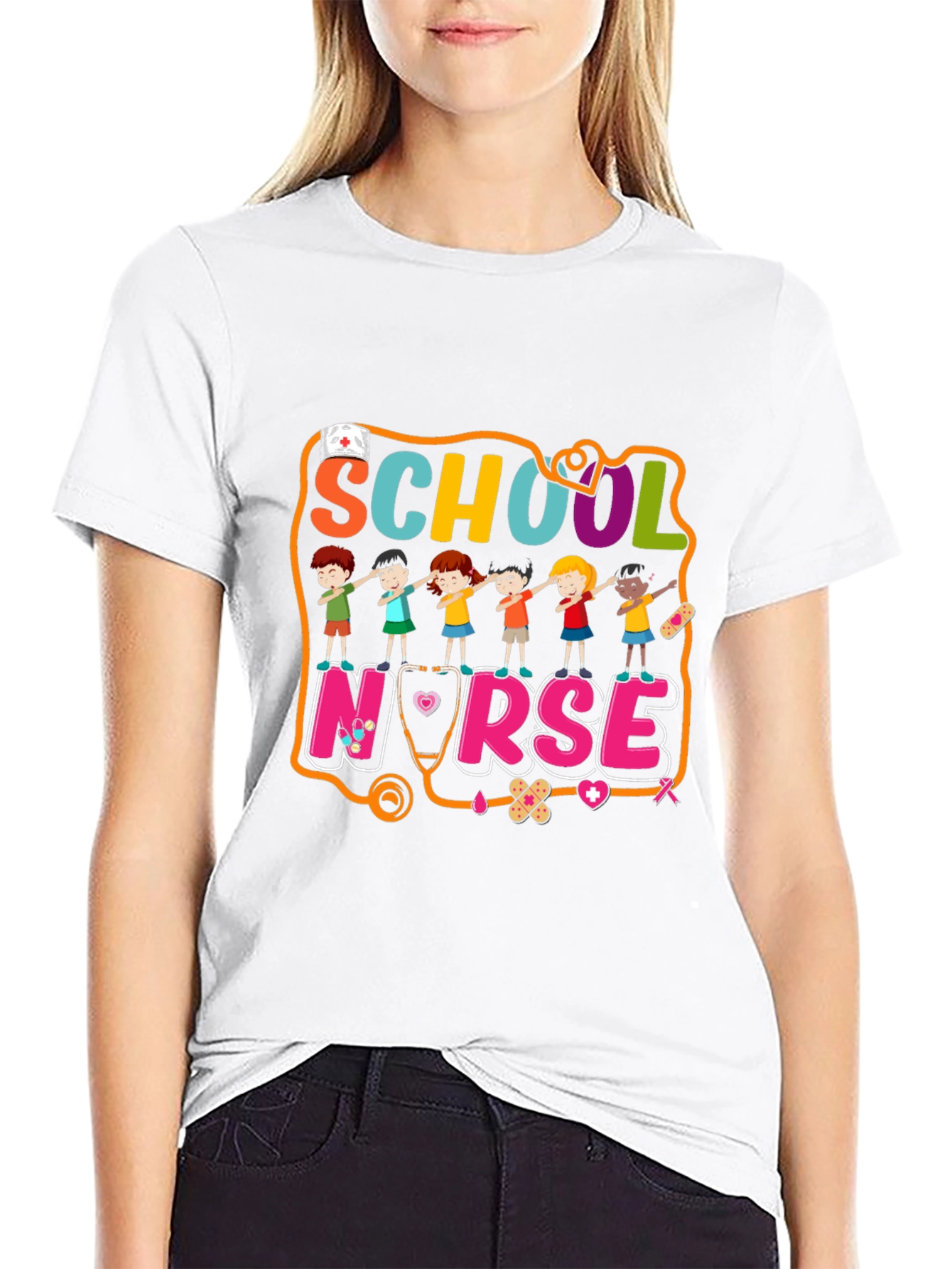 School Nurse T-Shirt Funny Nurse Appreciation Tee