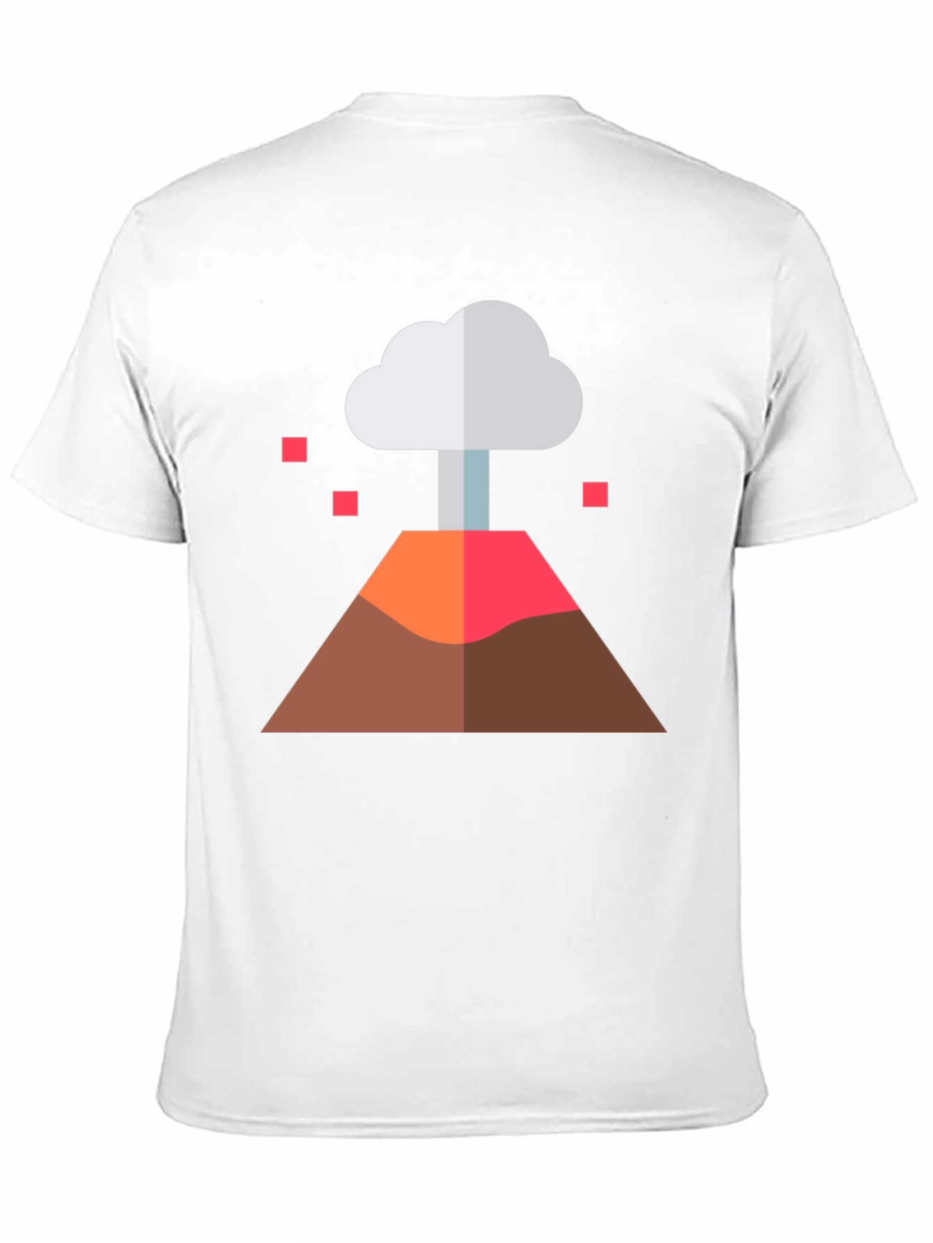 Volcano Graphic Tee - Black Cotton Blend