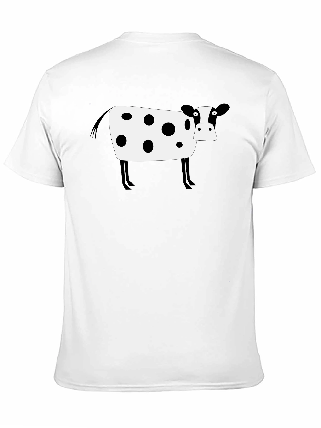 Cow Print Black T-Shirt - Graphic Tee