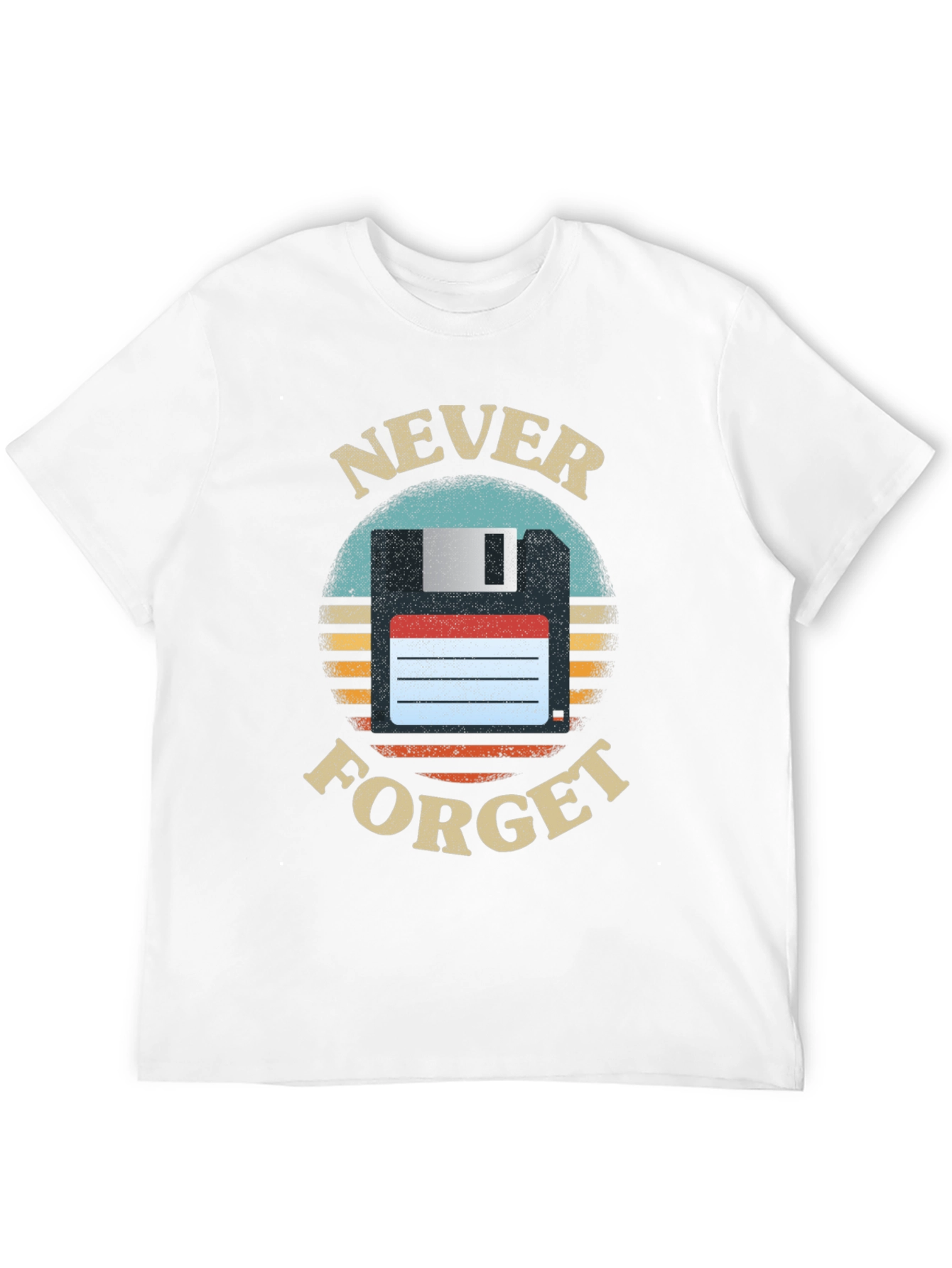 Retro Never Forget Floppy Disk T-Shirt