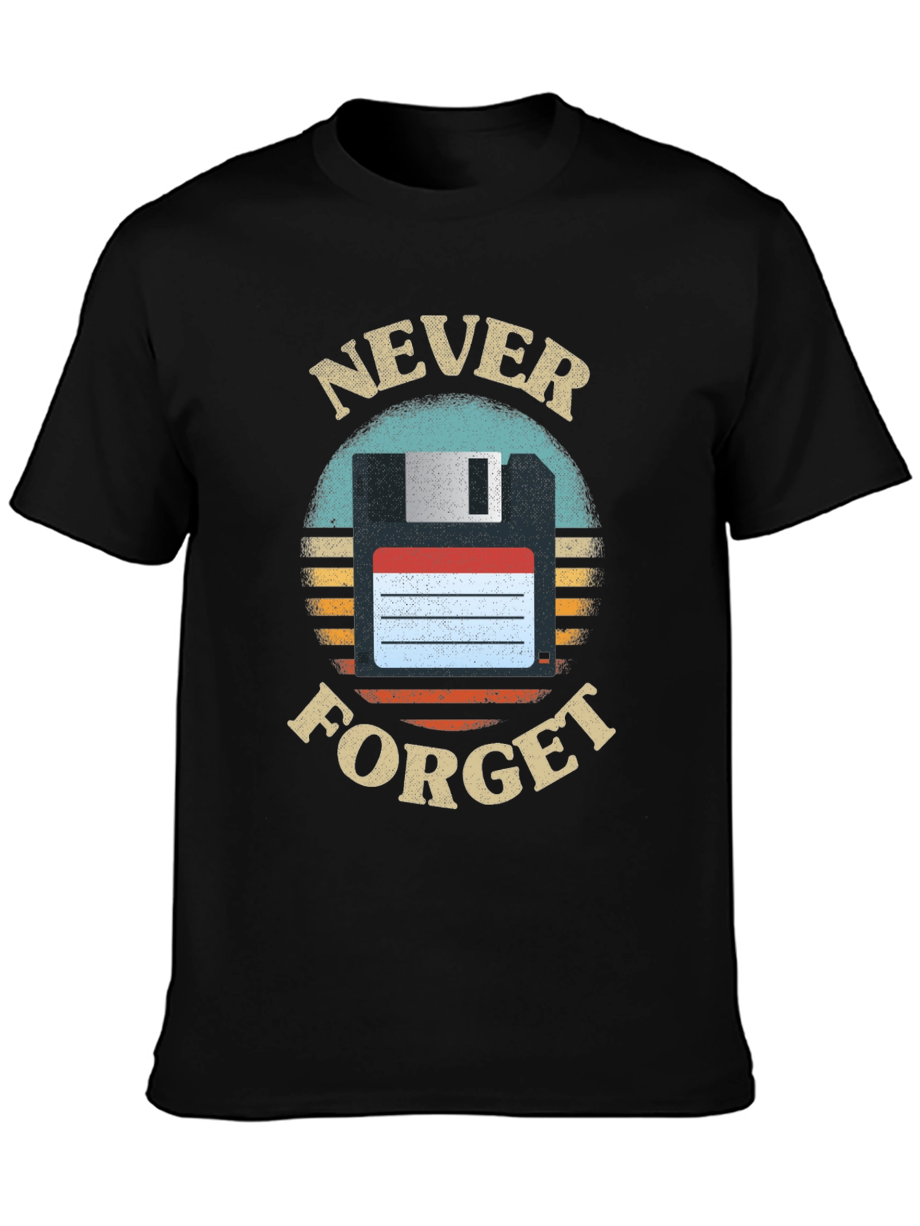 Retro Never Forget Floppy Disk T-Shirt