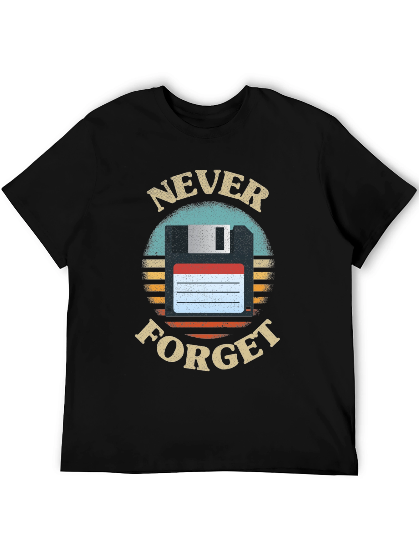 Retro Never Forget Floppy Disk T-Shirt