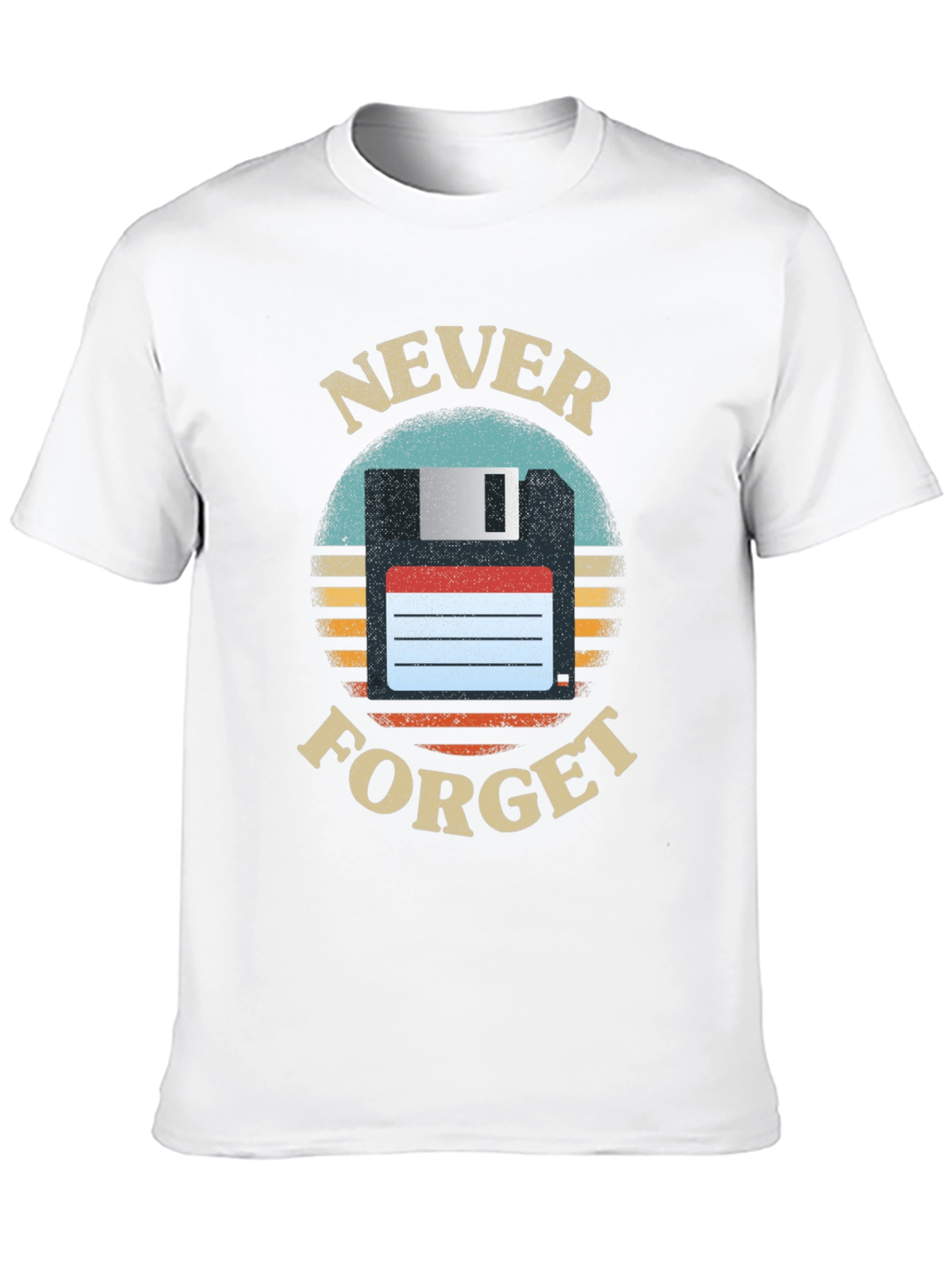 Retro Never Forget Floppy Disk T-Shirt
