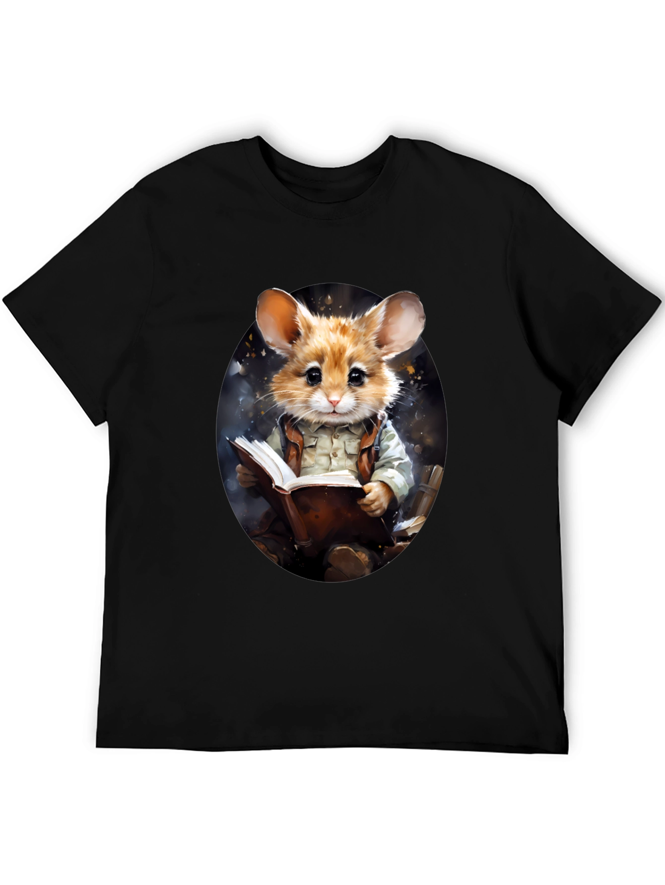 Bookish Mouse T-Shirt - Literary Animal Tee
