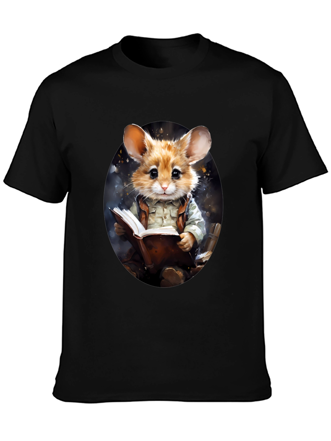 Bookish Mouse T-Shirt - Literary Animal Tee