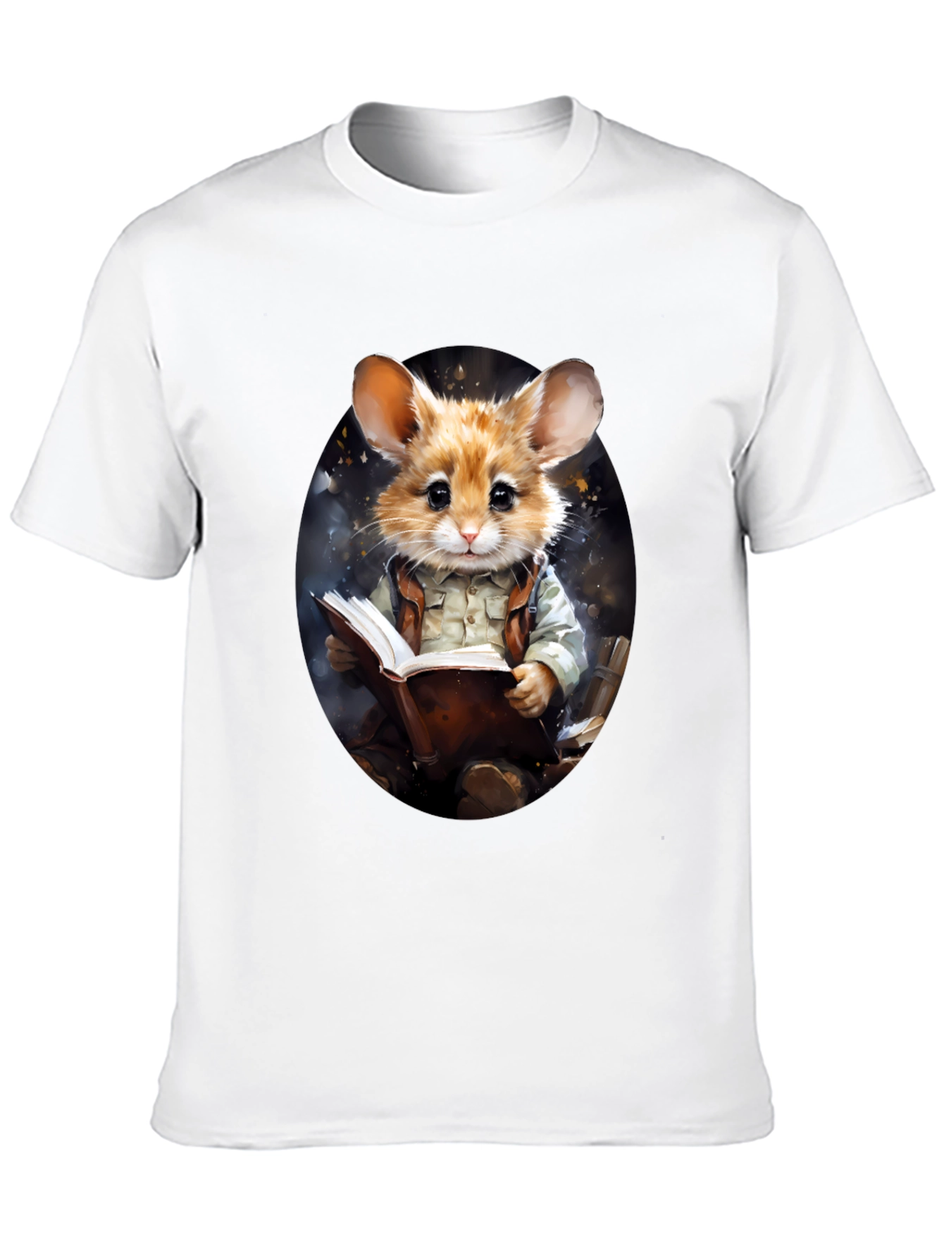 Bookish Mouse T-Shirt - Literary Animal Tee