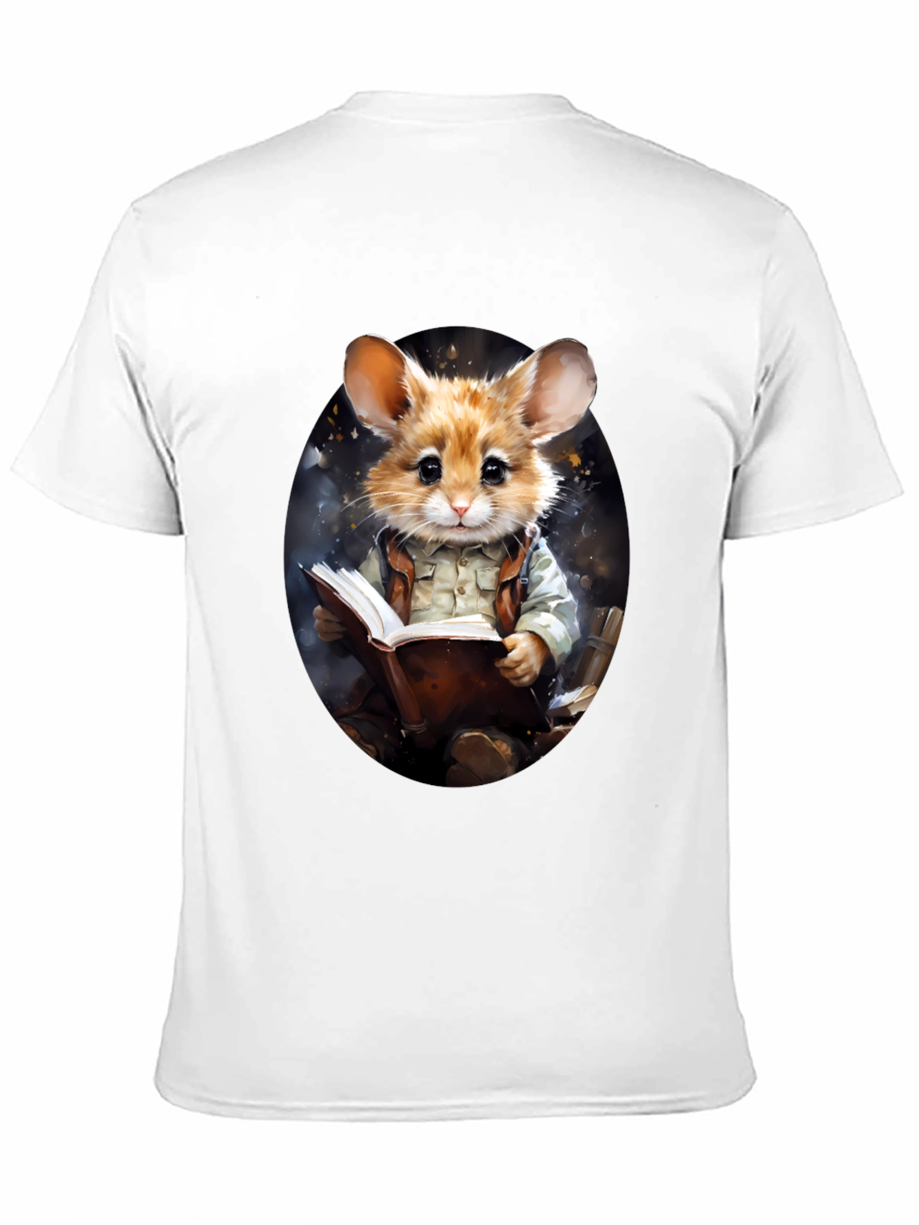 Bookish Mouse T-Shirt - Literary Animal Tee