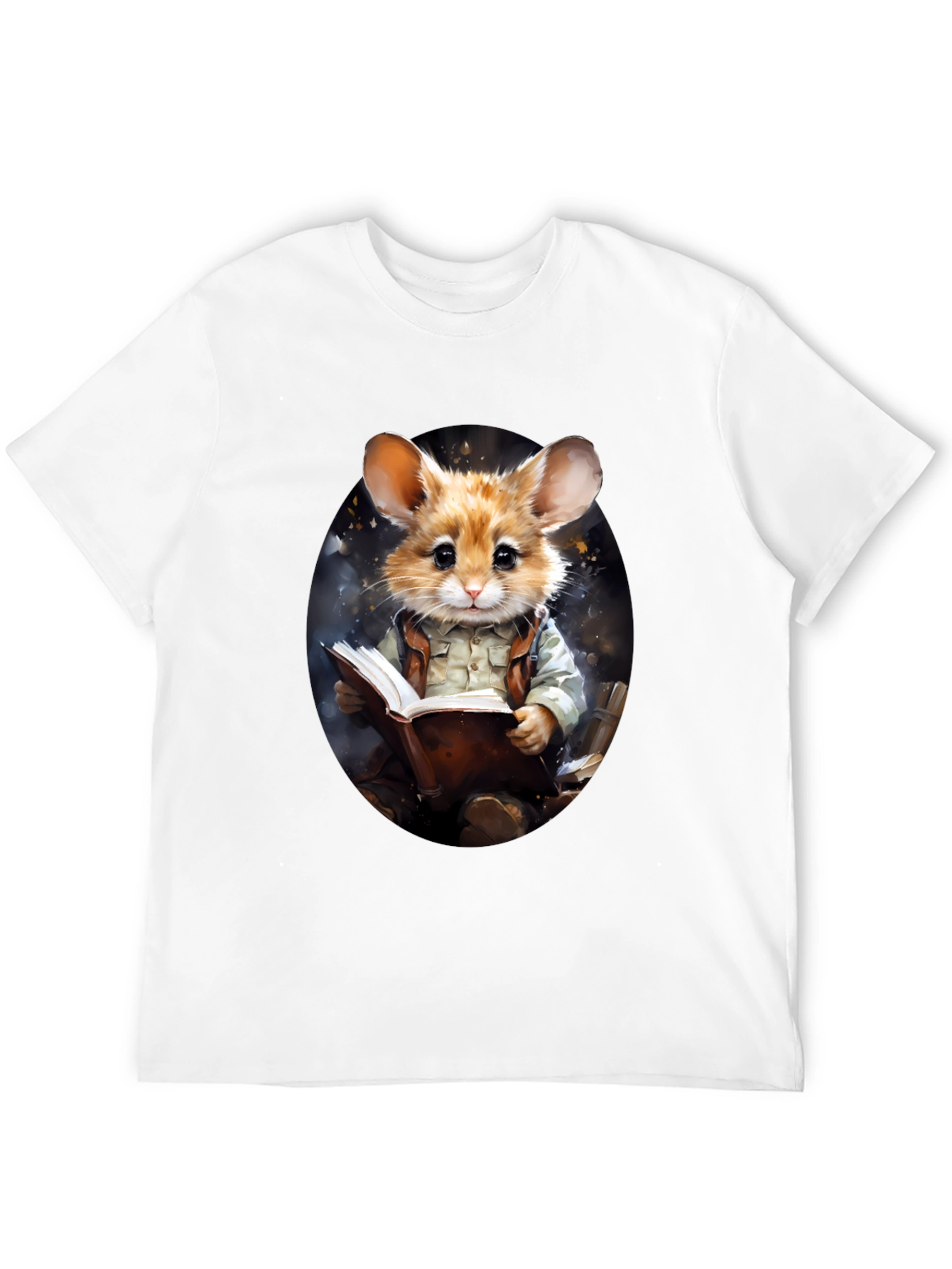 Bookish Mouse T-Shirt - Literary Animal Tee