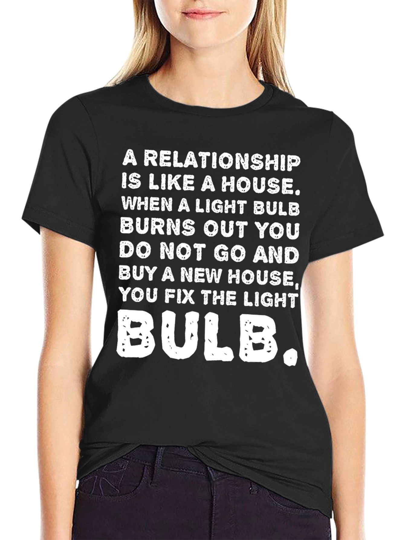 Relationship Light Bulb T-Shirt