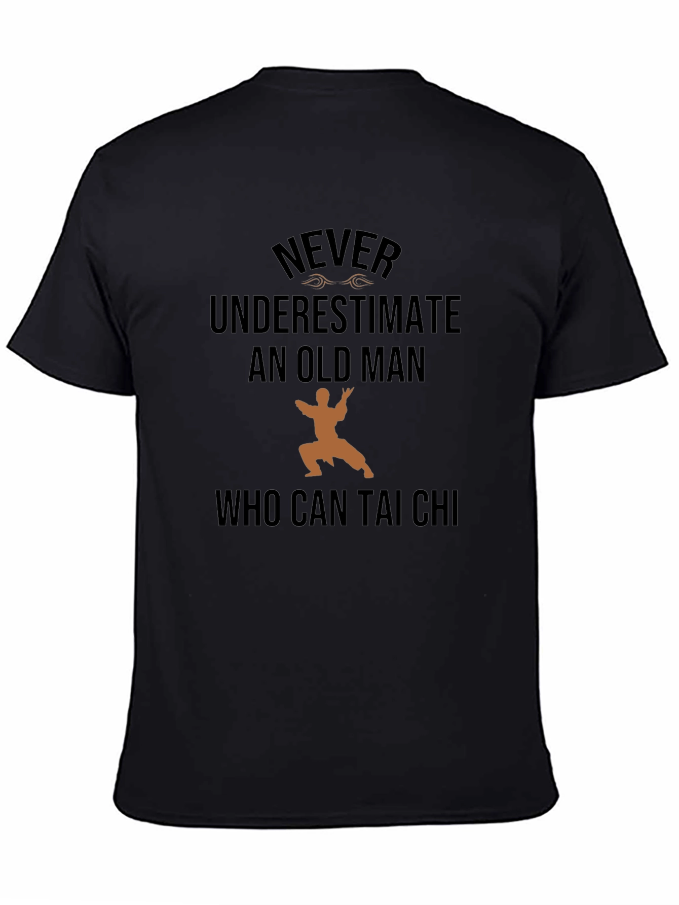 Never Underestimate Old Man Tai Chi T-Shirt