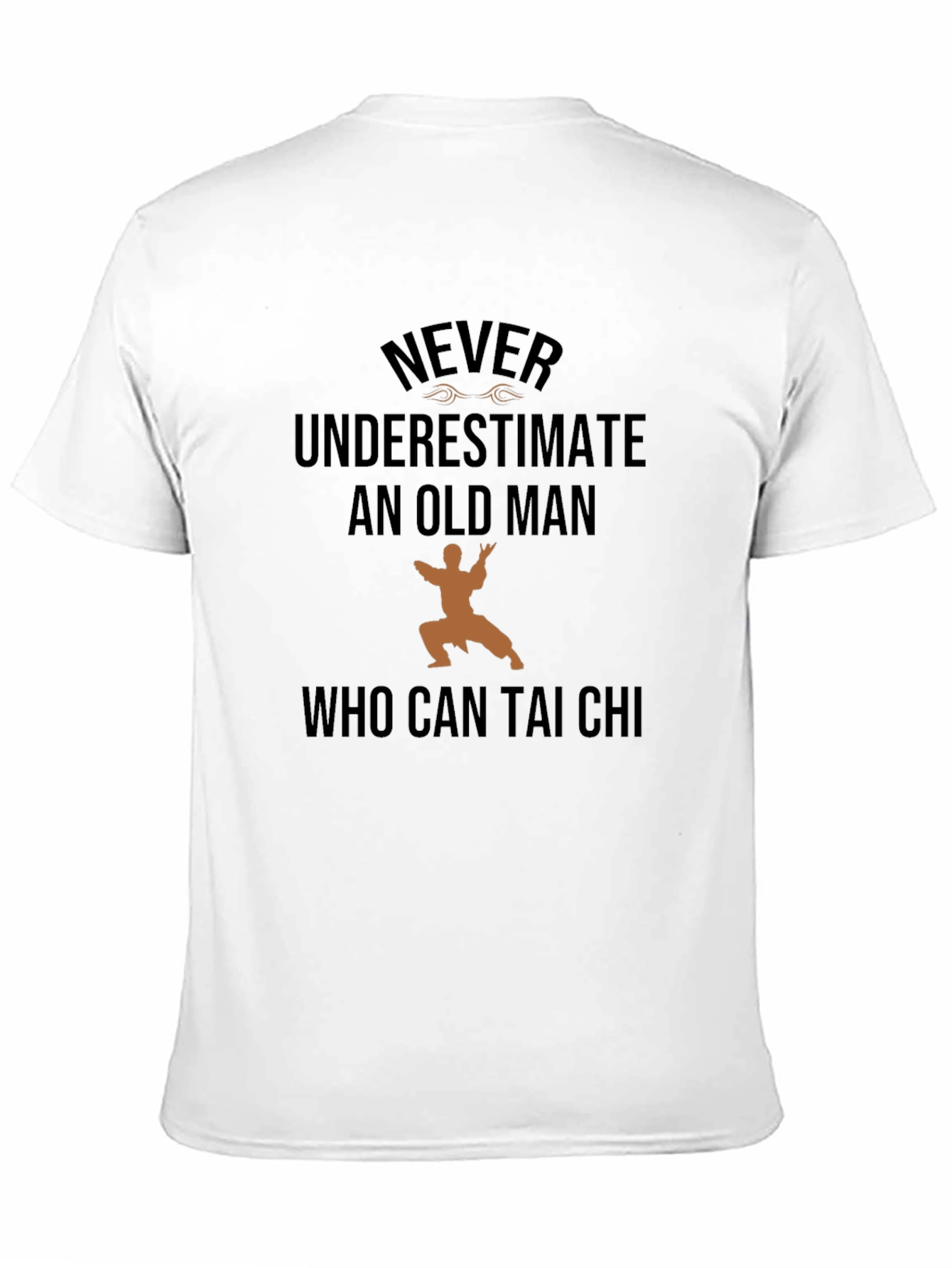 Never Underestimate Old Man Tai Chi T-Shirt