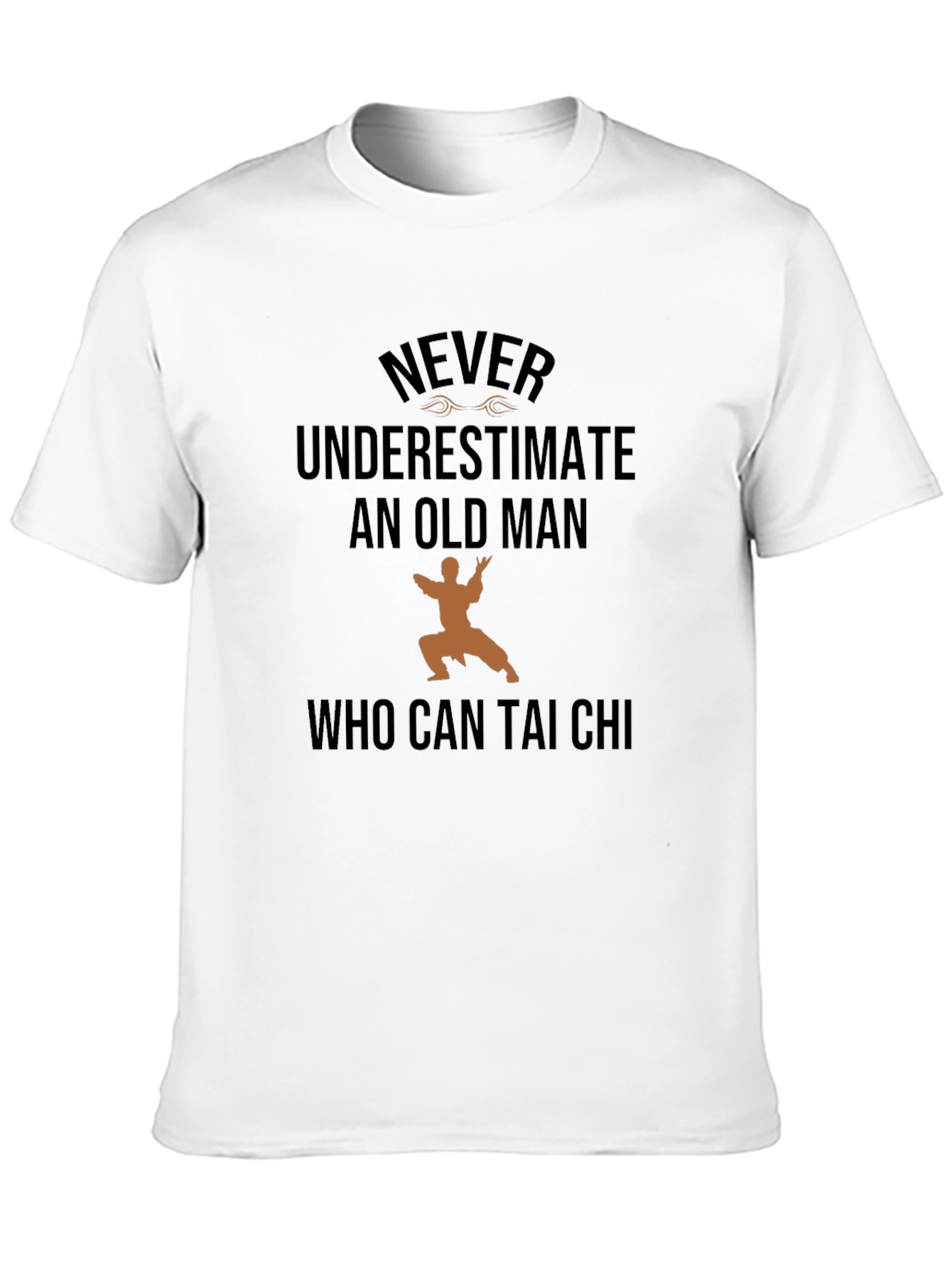 Never Underestimate Old Man Tai Chi T-Shirt