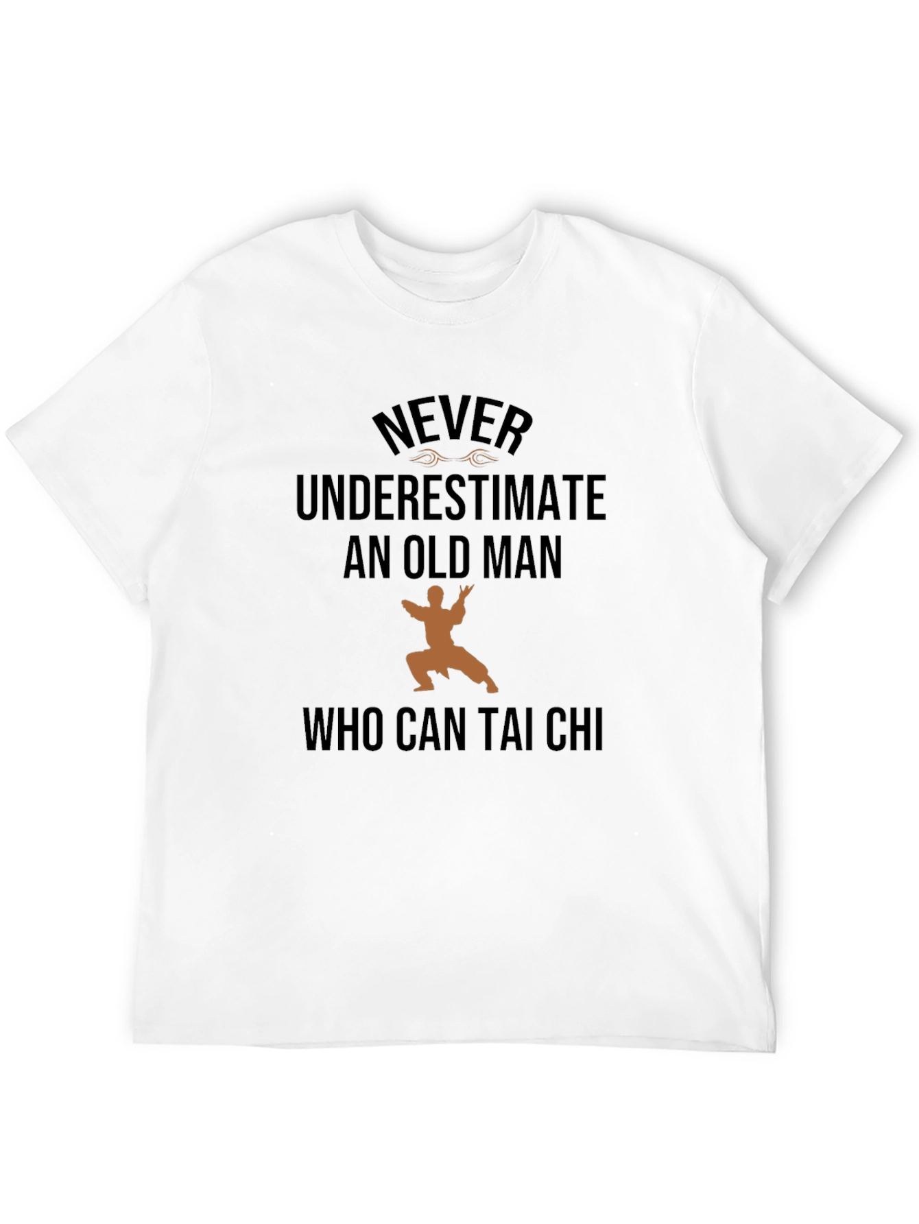 Never Underestimate Old Man Tai Chi T-Shirt