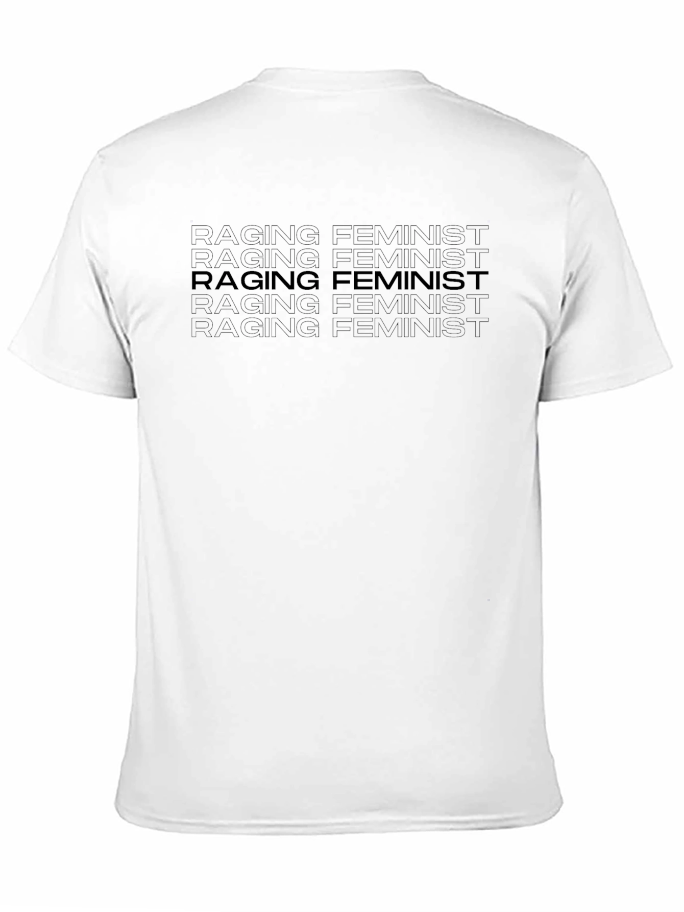 Raging Feminist Statement T-Shirt
