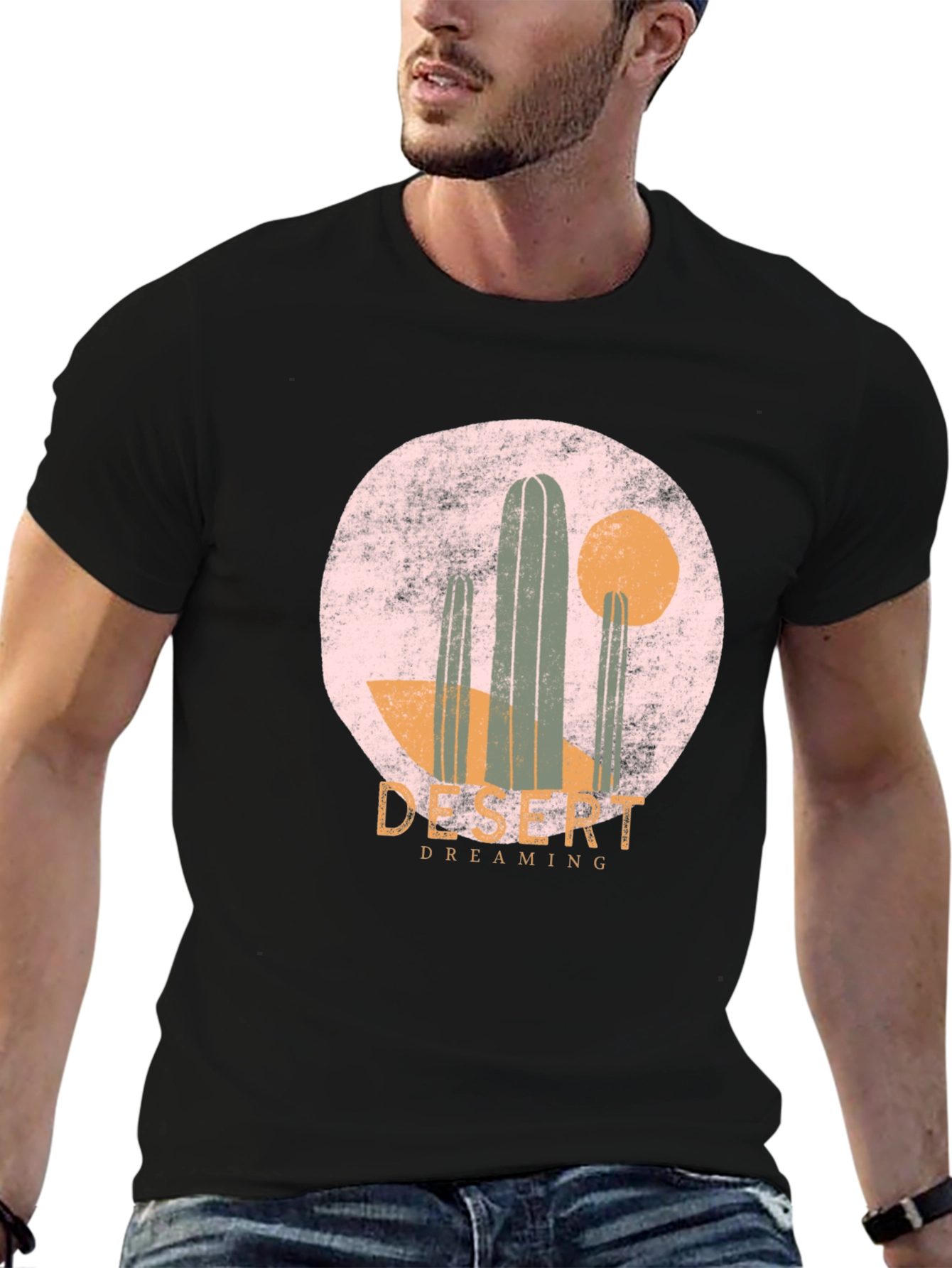 Desert Dreaming Graphic Tee - Black