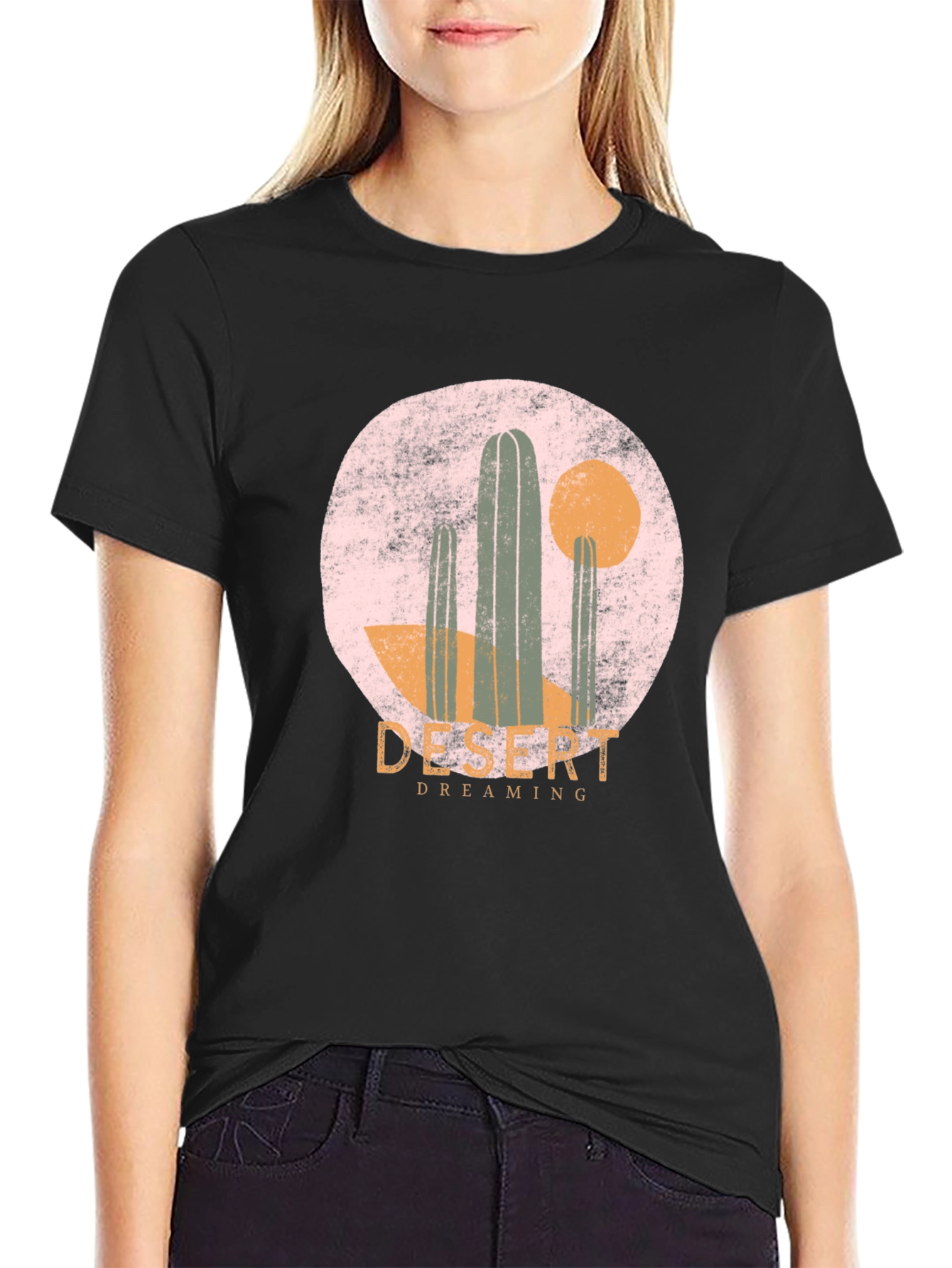 Desert Dreaming Graphic Tee - Black