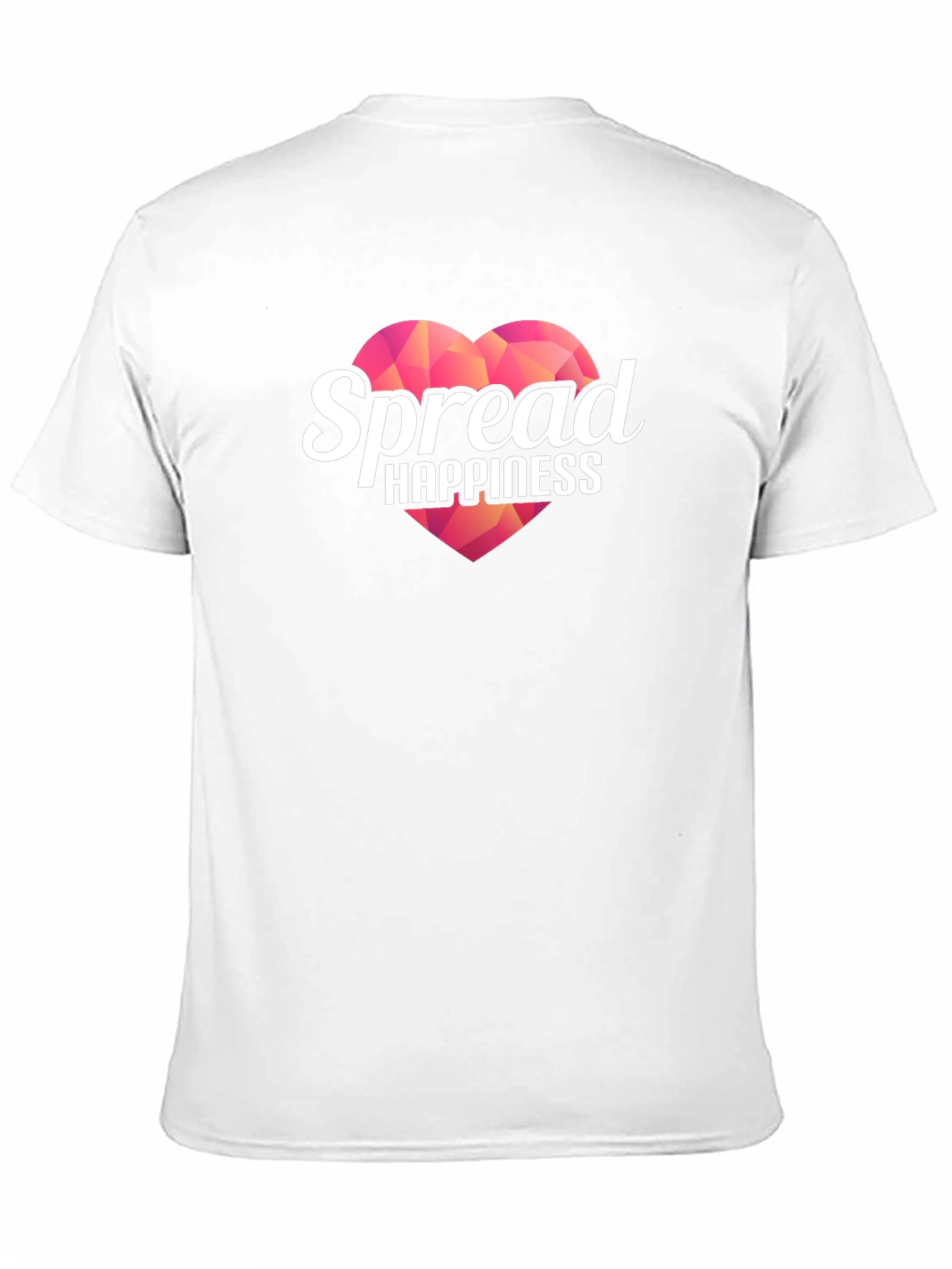 Spread Happiness Black T-Shirt