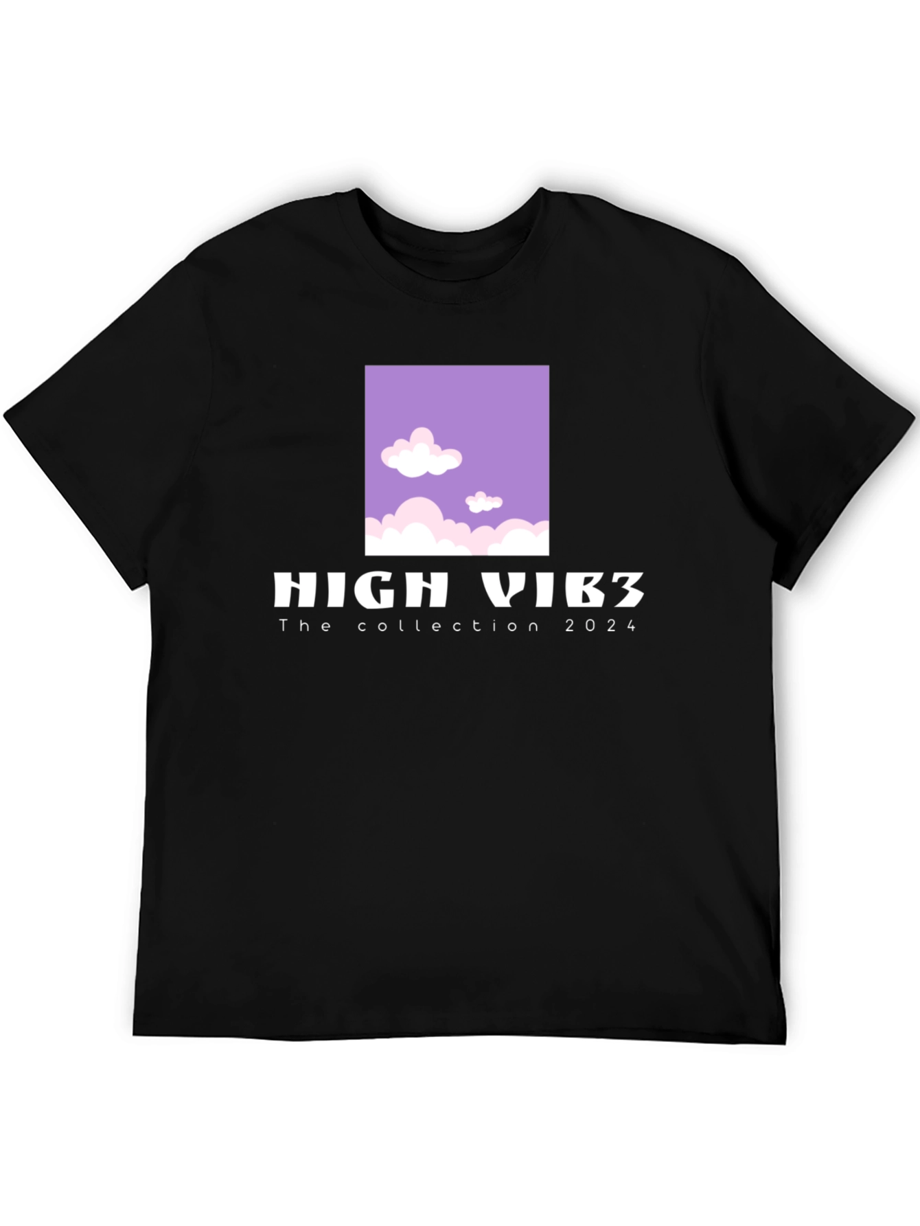 High Vib3s 2024 Collection Black Graphic Tee