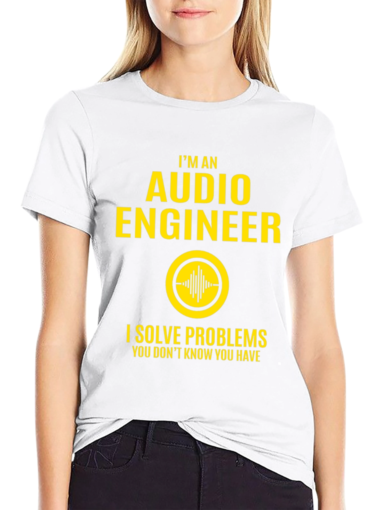 Audio Engineer T-Shirt - I Solve Problems Tee
