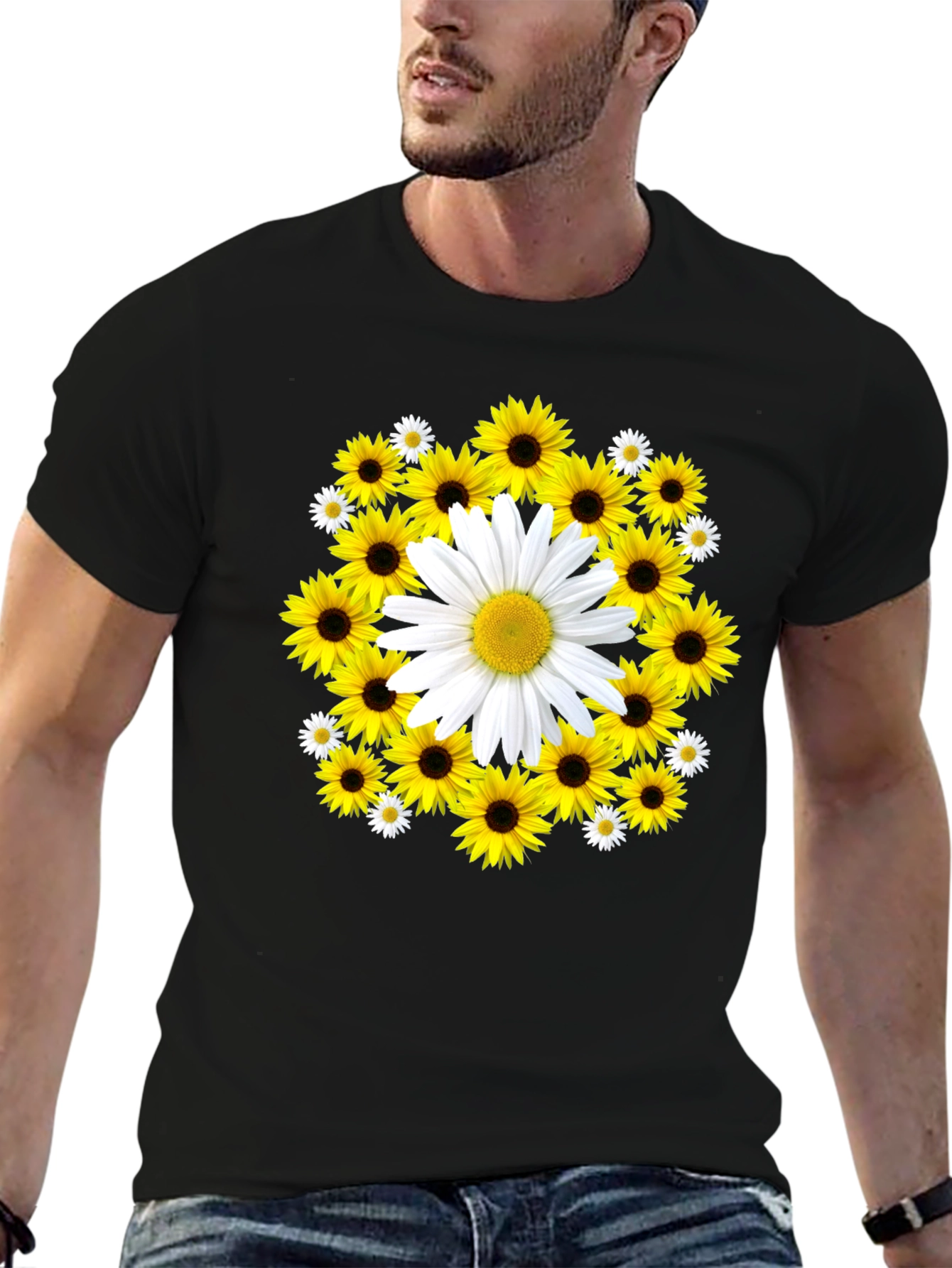 Sunflower & Daisy Graphic Tee