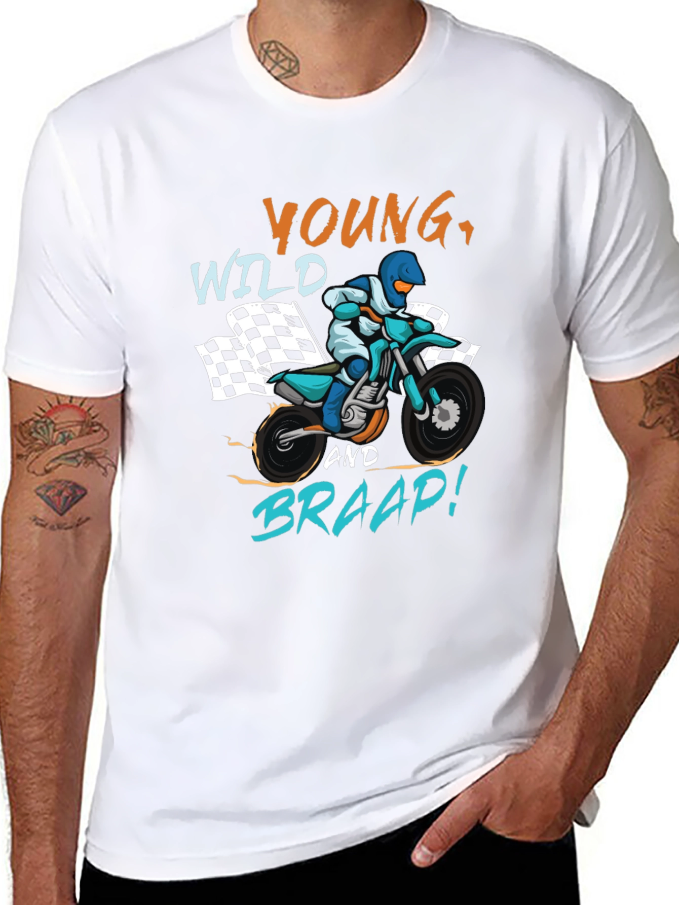 Young Wild and Braap T-shirt