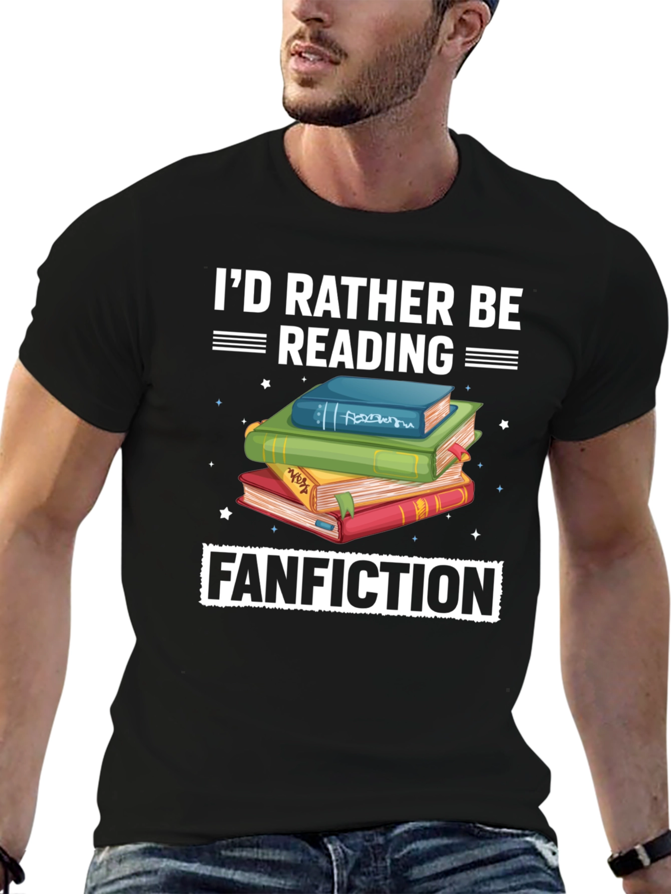 Reading Fanfiction T-Shirt - Book Lover Tee