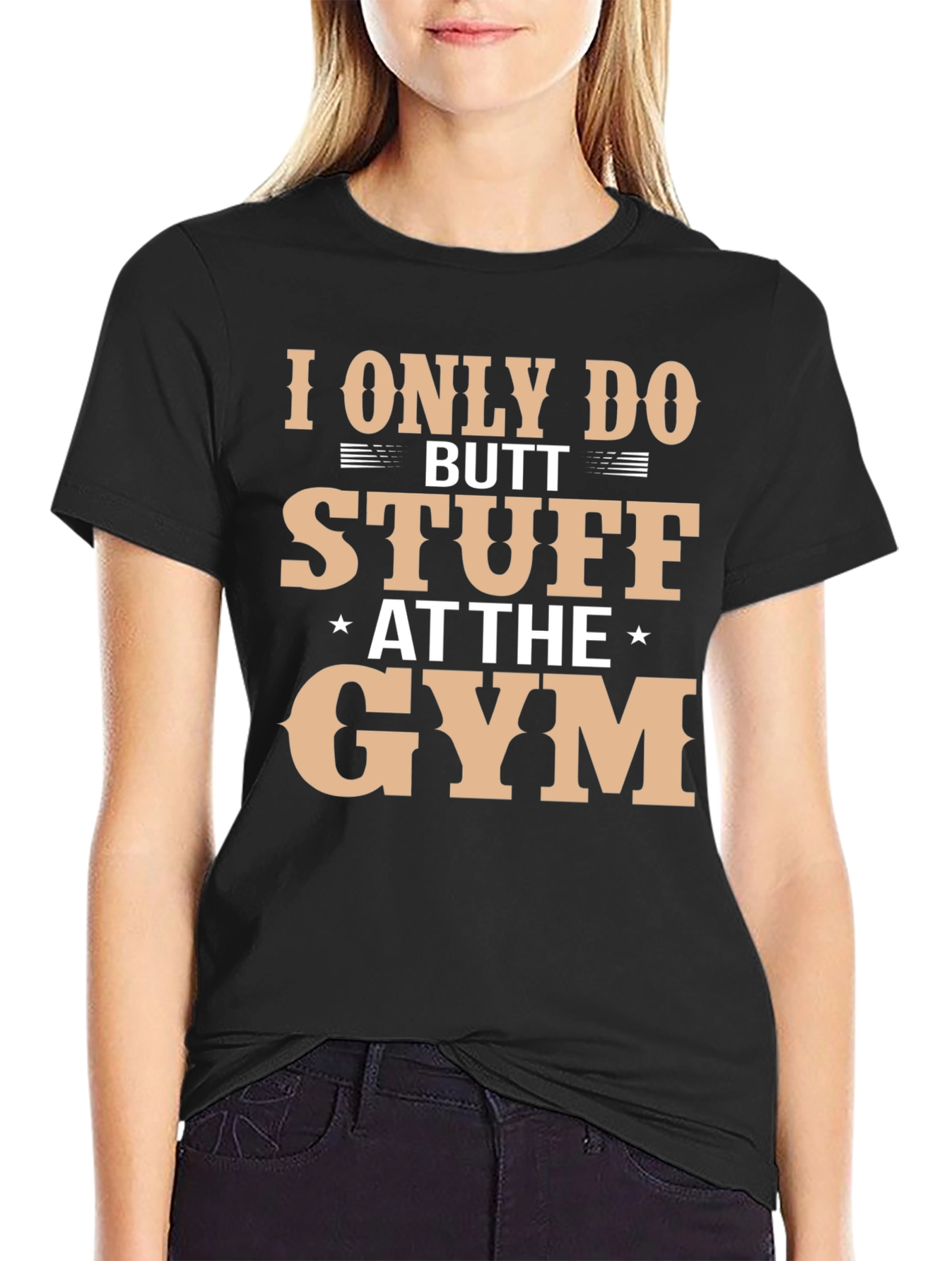 Butt Stuff Gym T-Shirt Funny Workout Tee