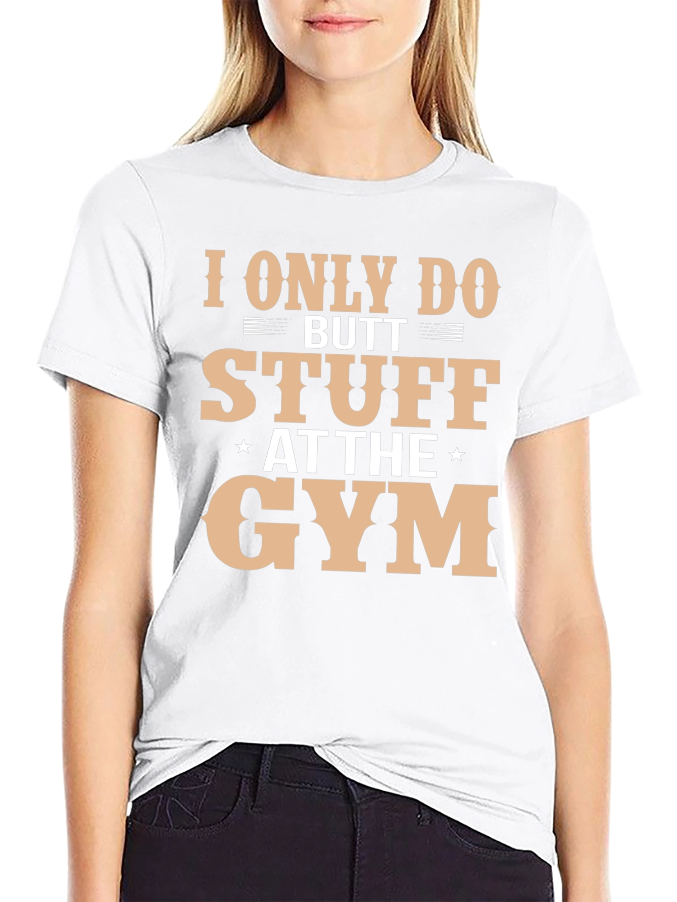 Butt Stuff Gym T-Shirt Funny Workout Tee