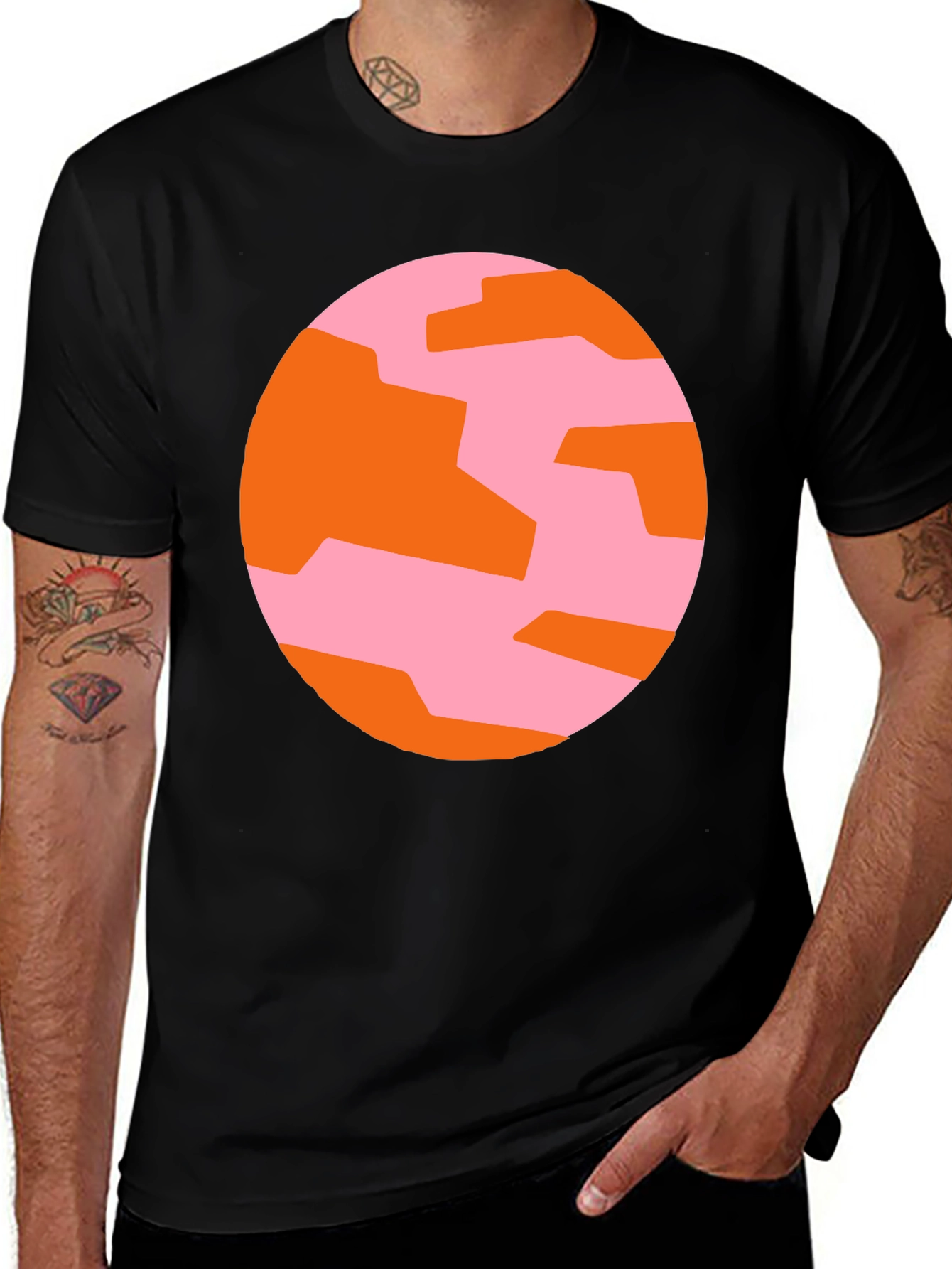 Abstract Graphic Tee - Modern Casual Style