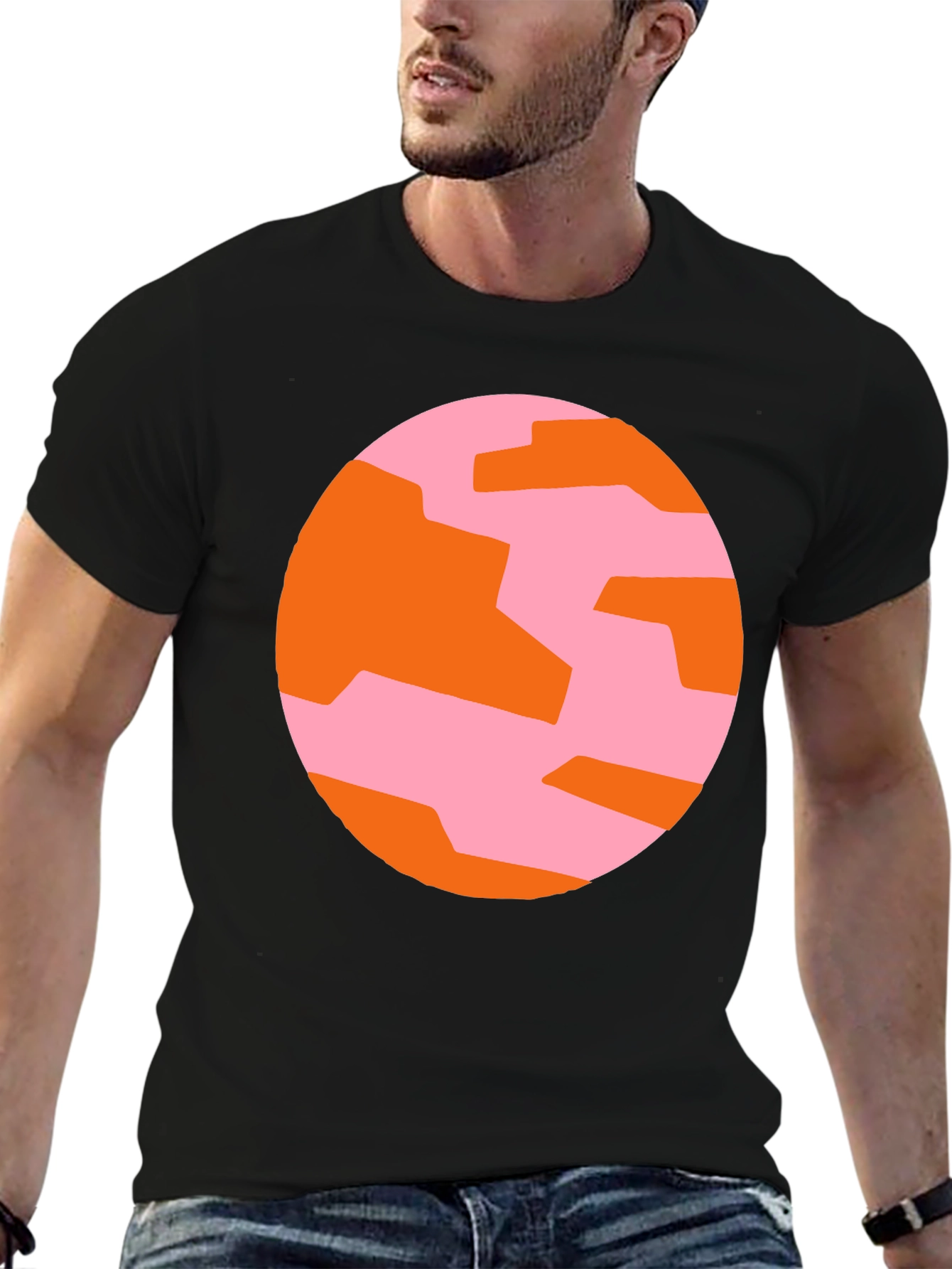 Abstract Graphic Tee - Modern Casual Style