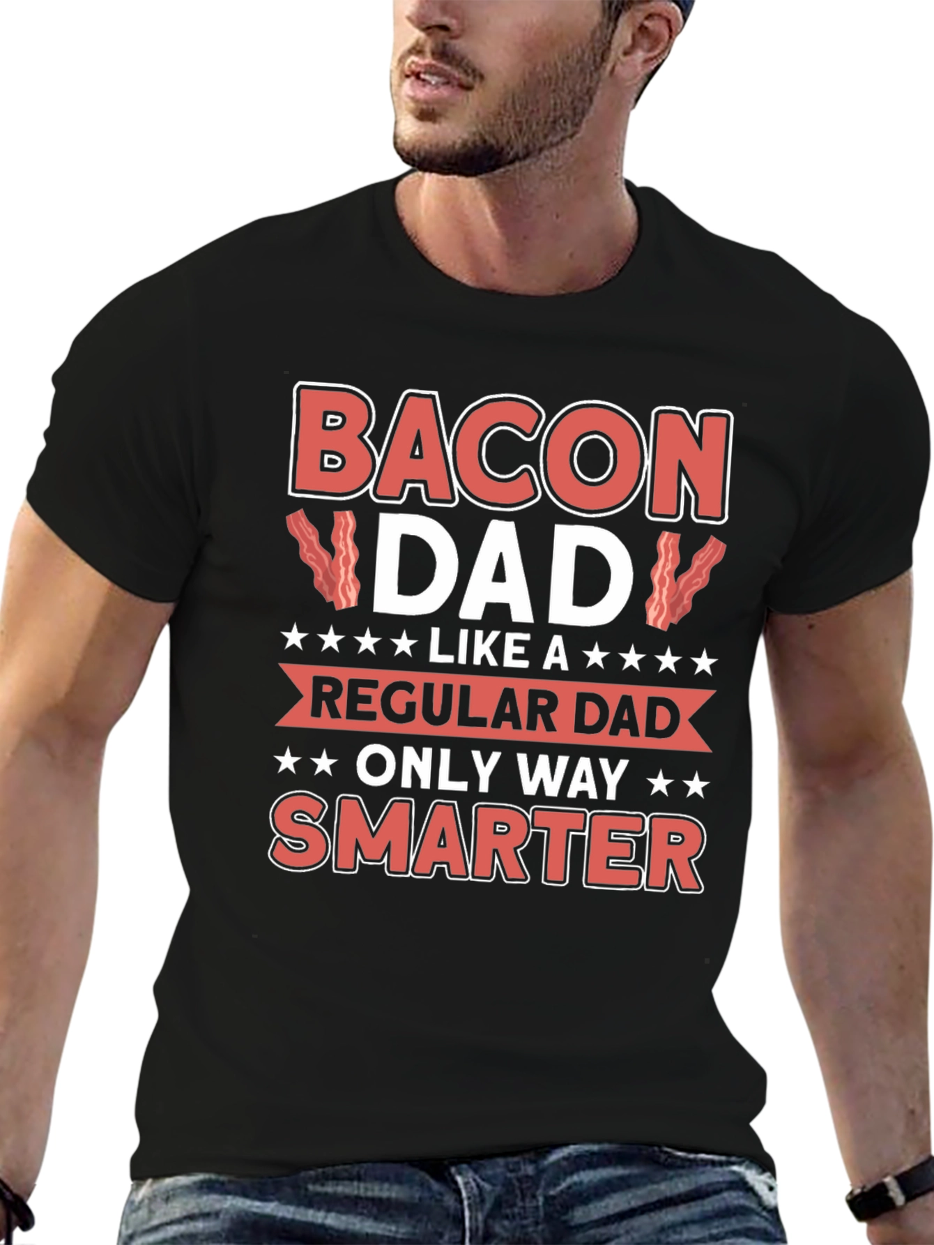 Bacon Dad T-Shirt - Funny Fathers Day Tee