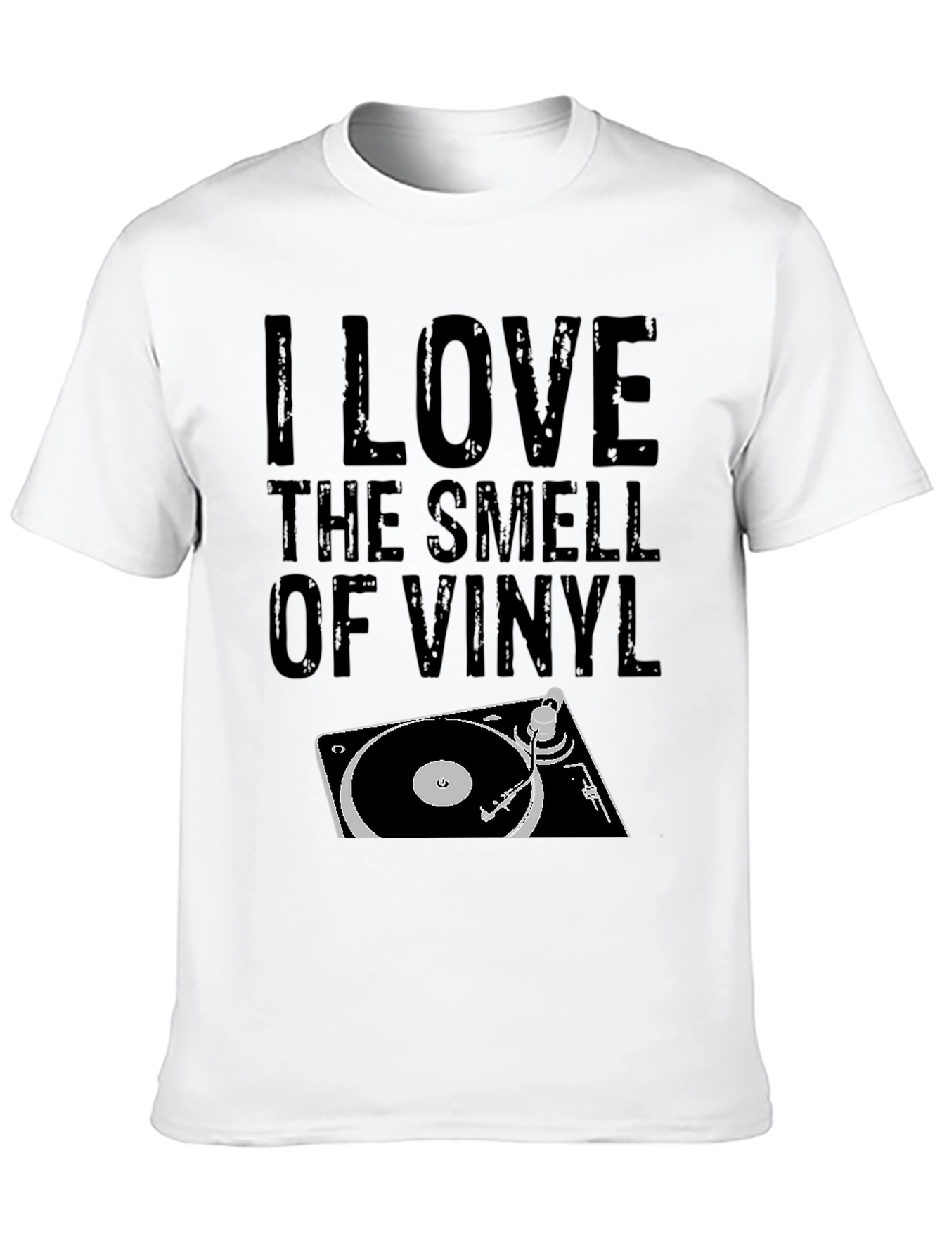 I Love the Smell of Vinyl Graphic T-Shirt