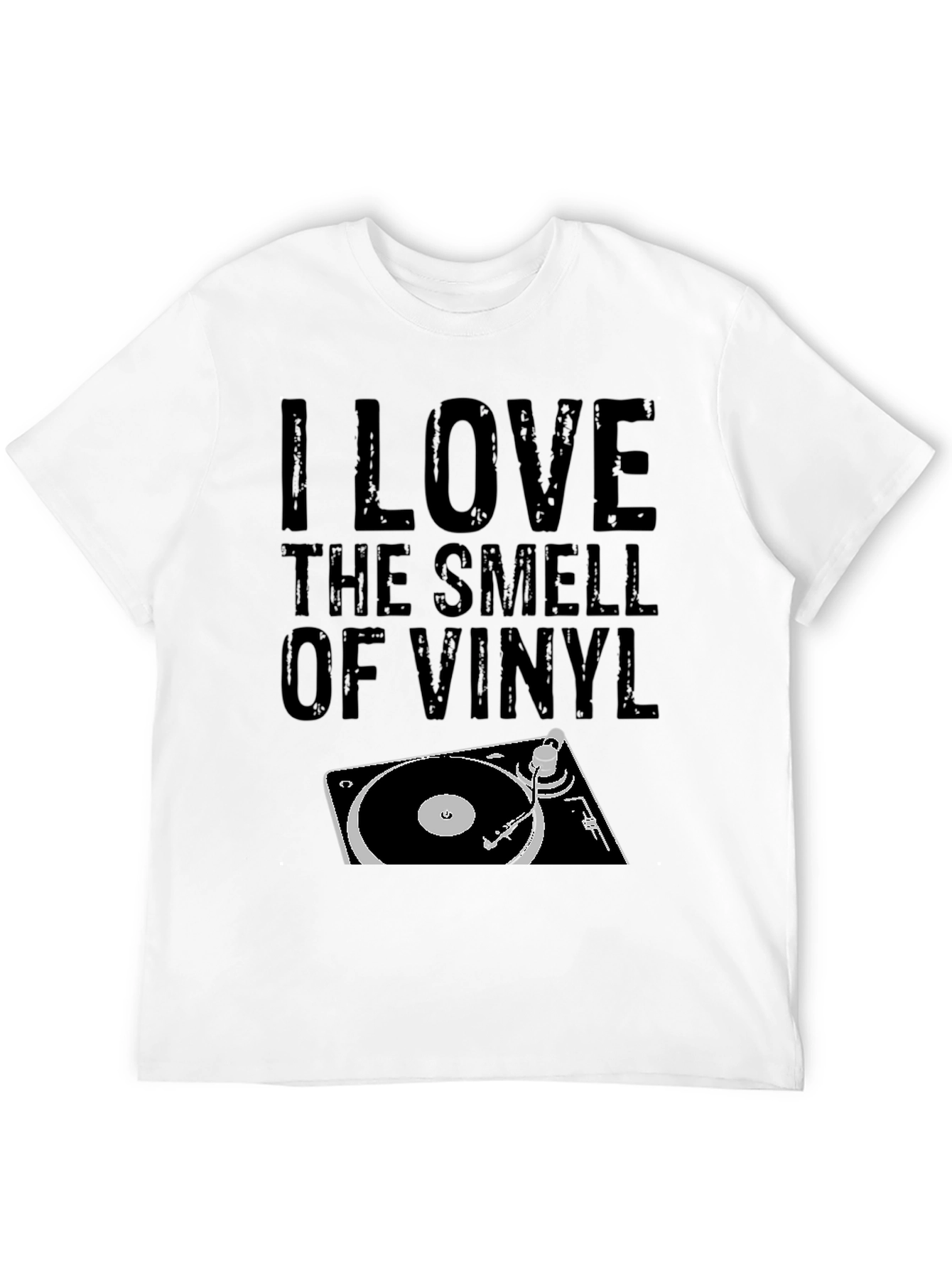 I Love the Smell of Vinyl Graphic T-Shirt