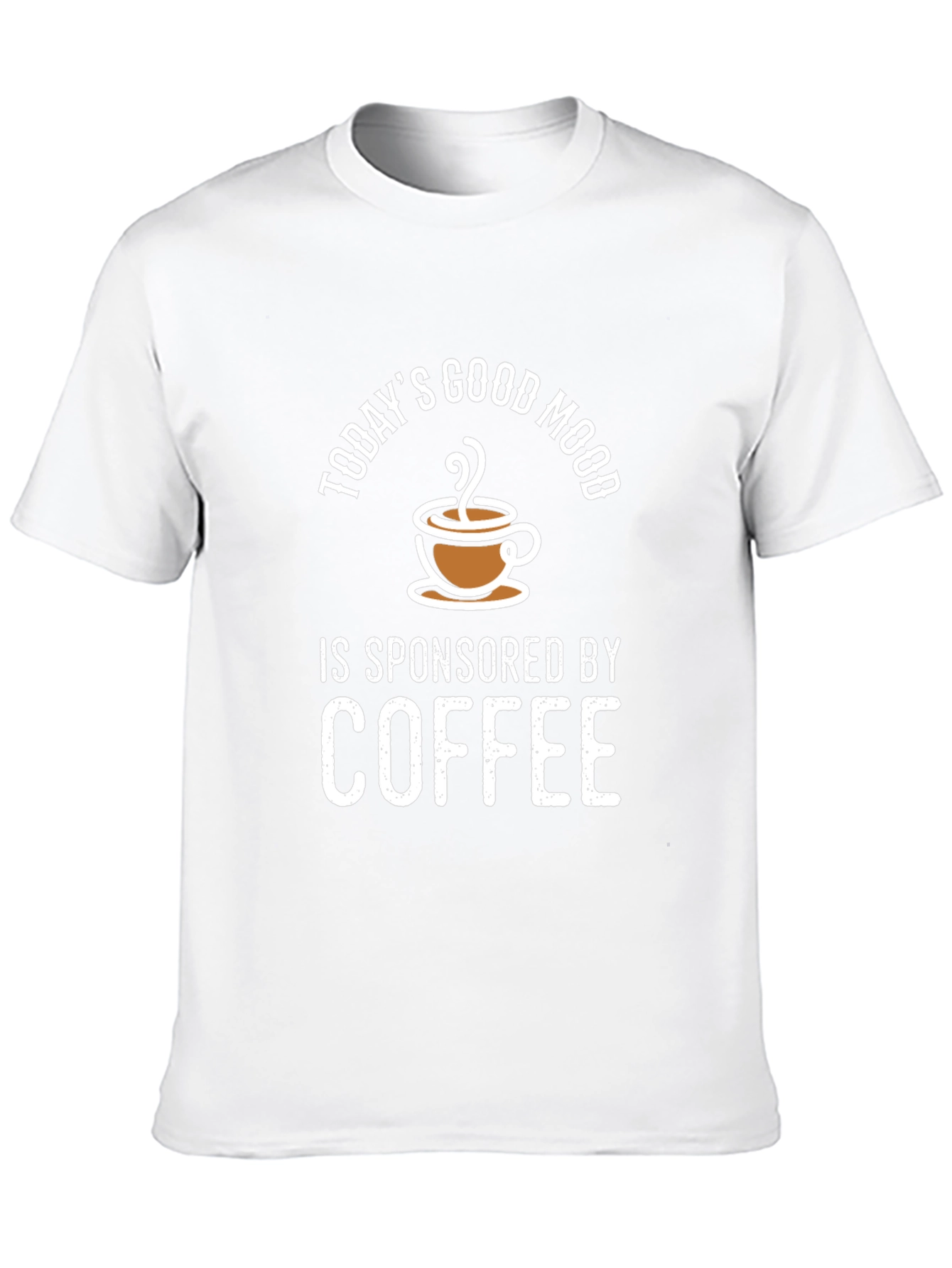 Coffee Sponsored Mood Black Graphic Tee