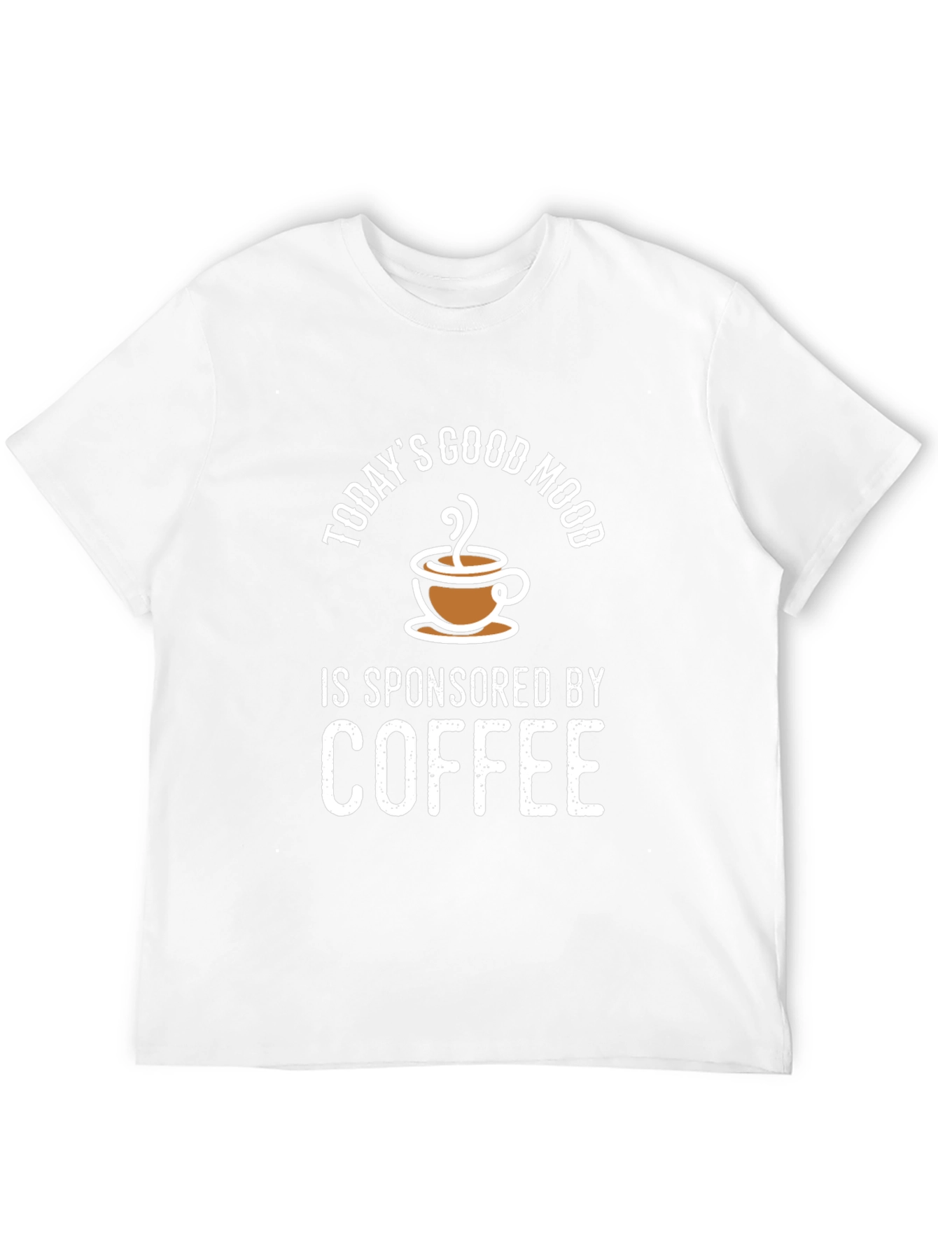 Coffee Sponsored Mood Black Graphic Tee