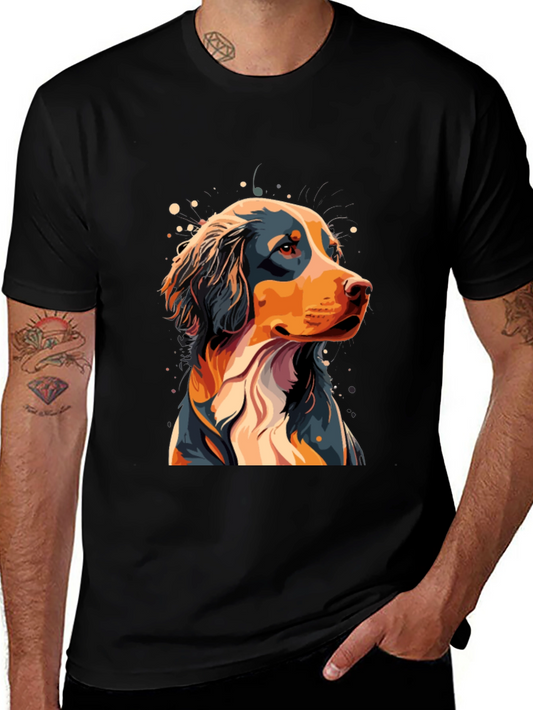 Dog Graphic Tee - Black T-Shirt