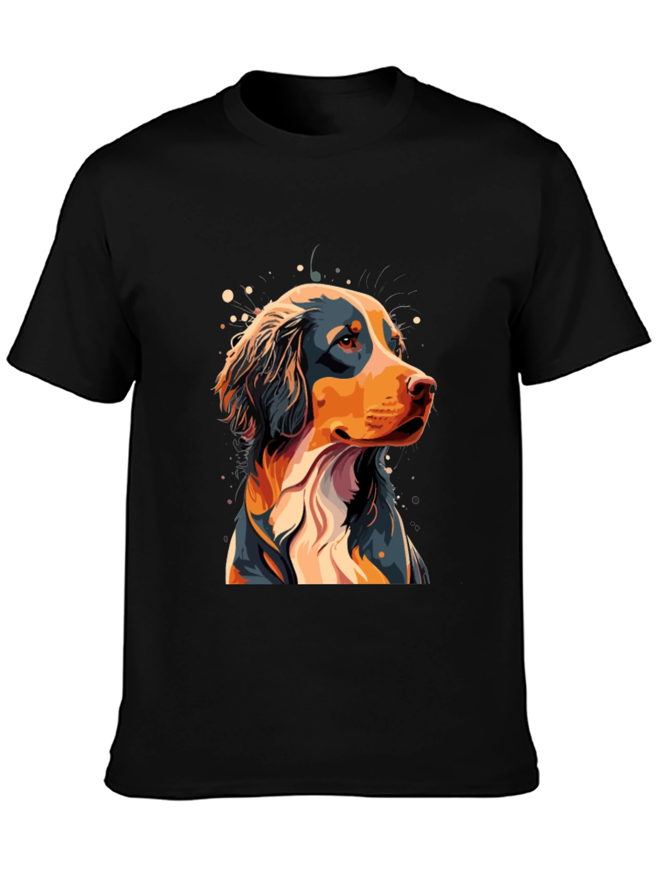 Dog Graphic Tee - Black T-Shirt