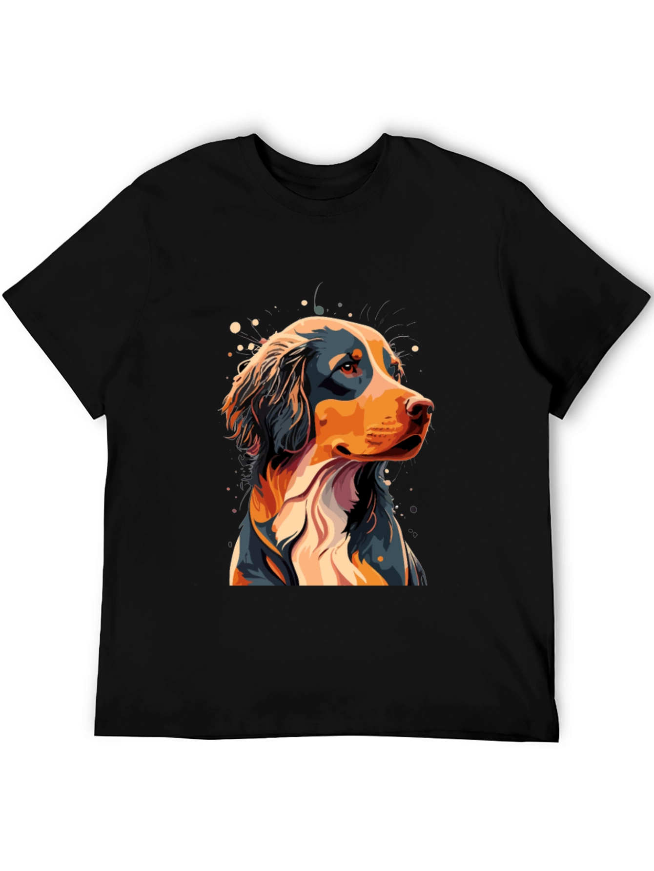 Dog Graphic Tee - Black T-Shirt