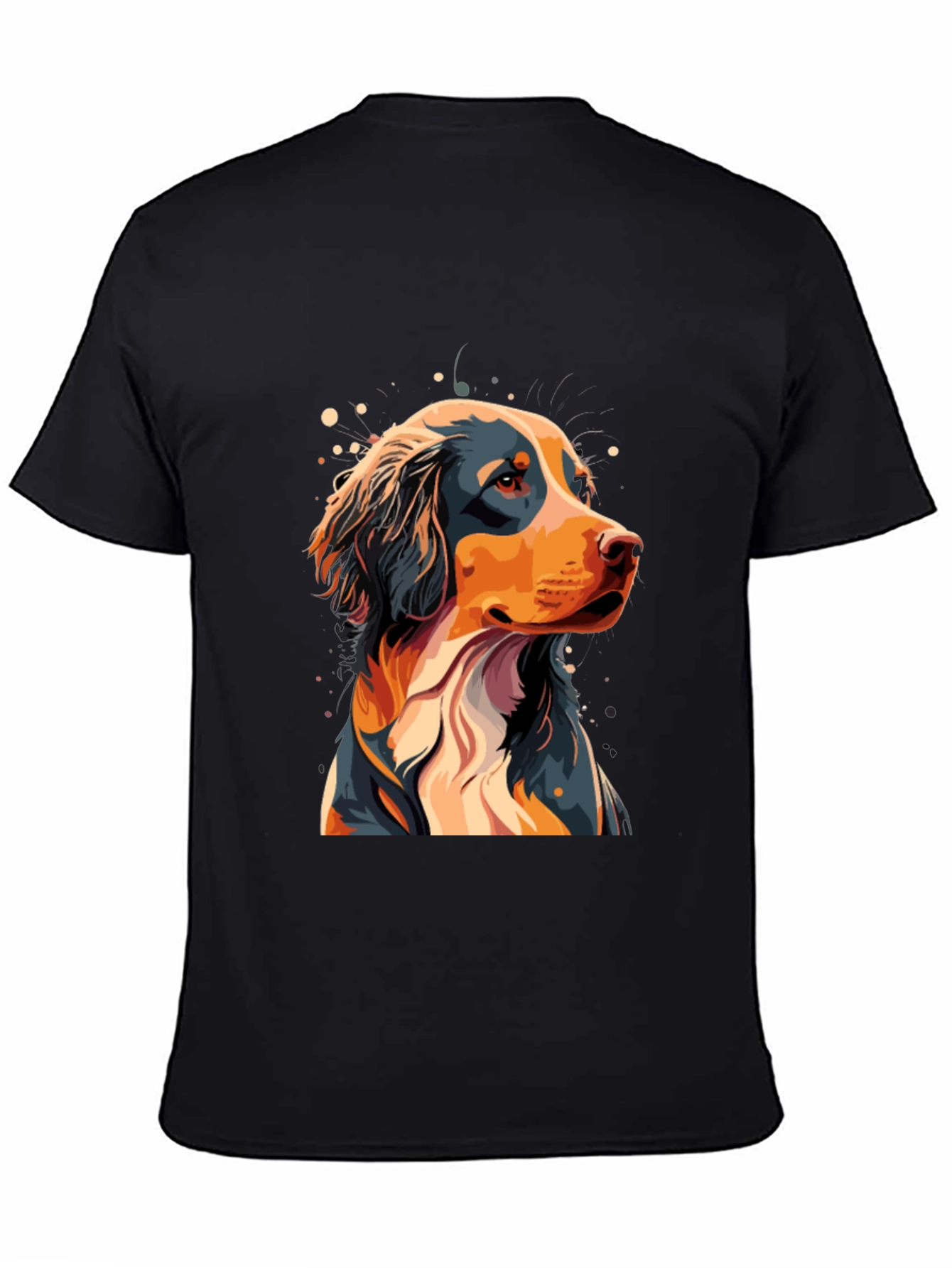 Dog Graphic Tee - Black T-Shirt