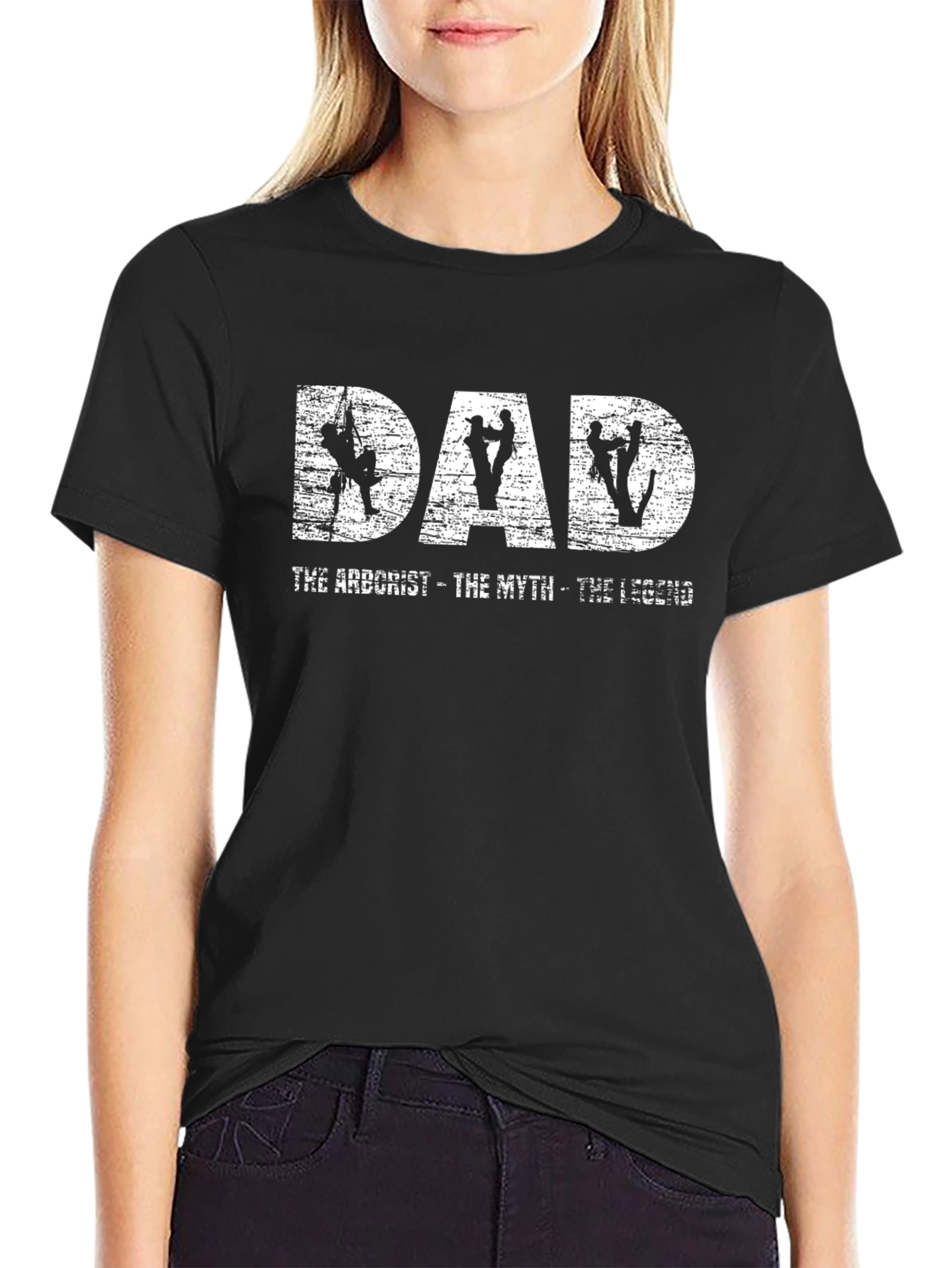 Dad Arborist T-Shirt - The Myth The Legend