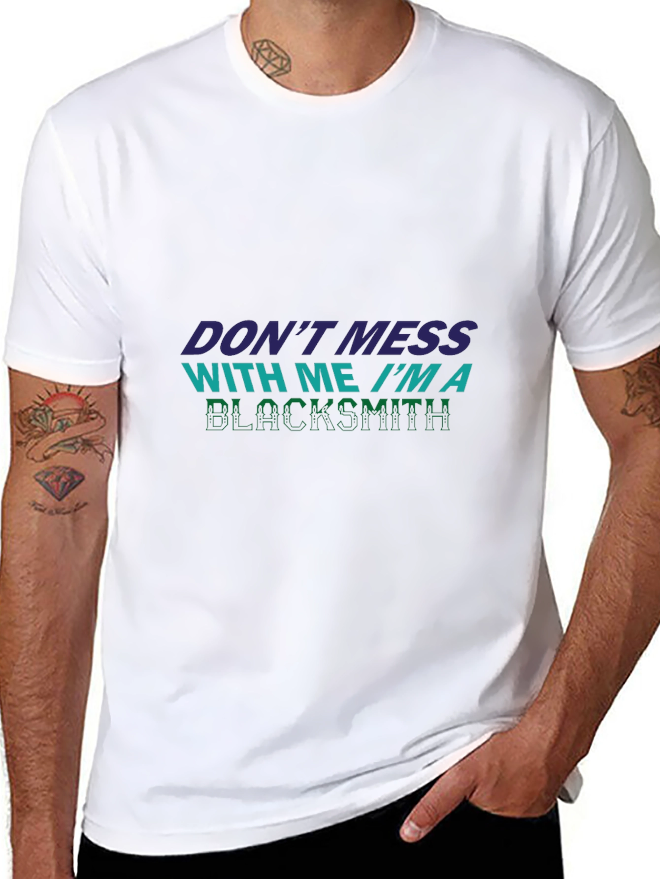 Dont Mess Blacksmith T-Shirt - Black Tee