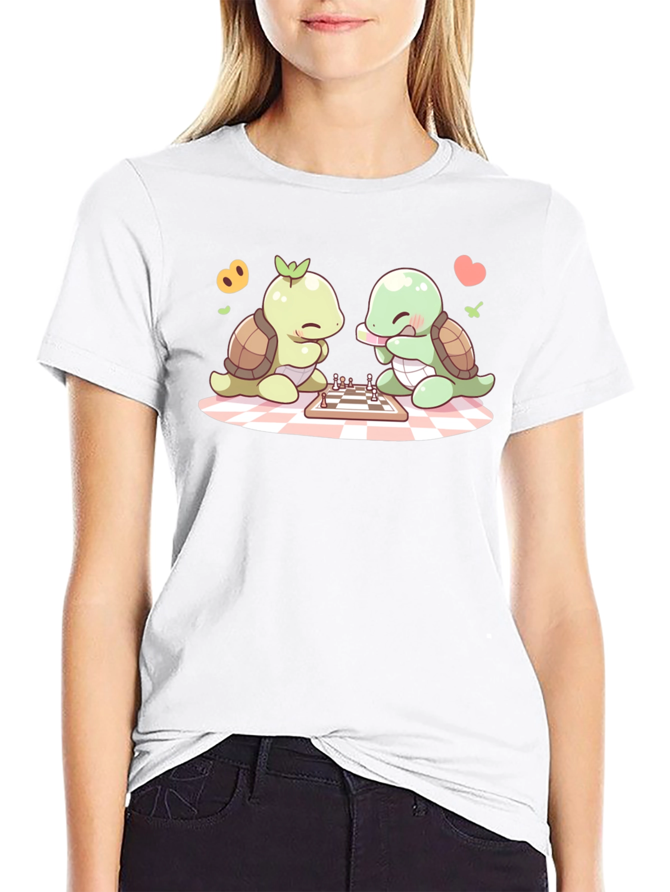 Cute Turtle Chess T-Shirt