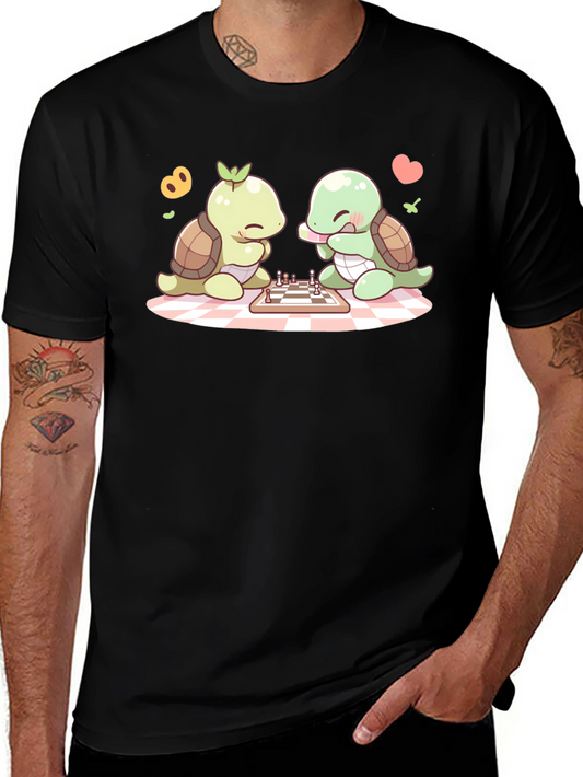 Cute Turtle Chess T-Shirt