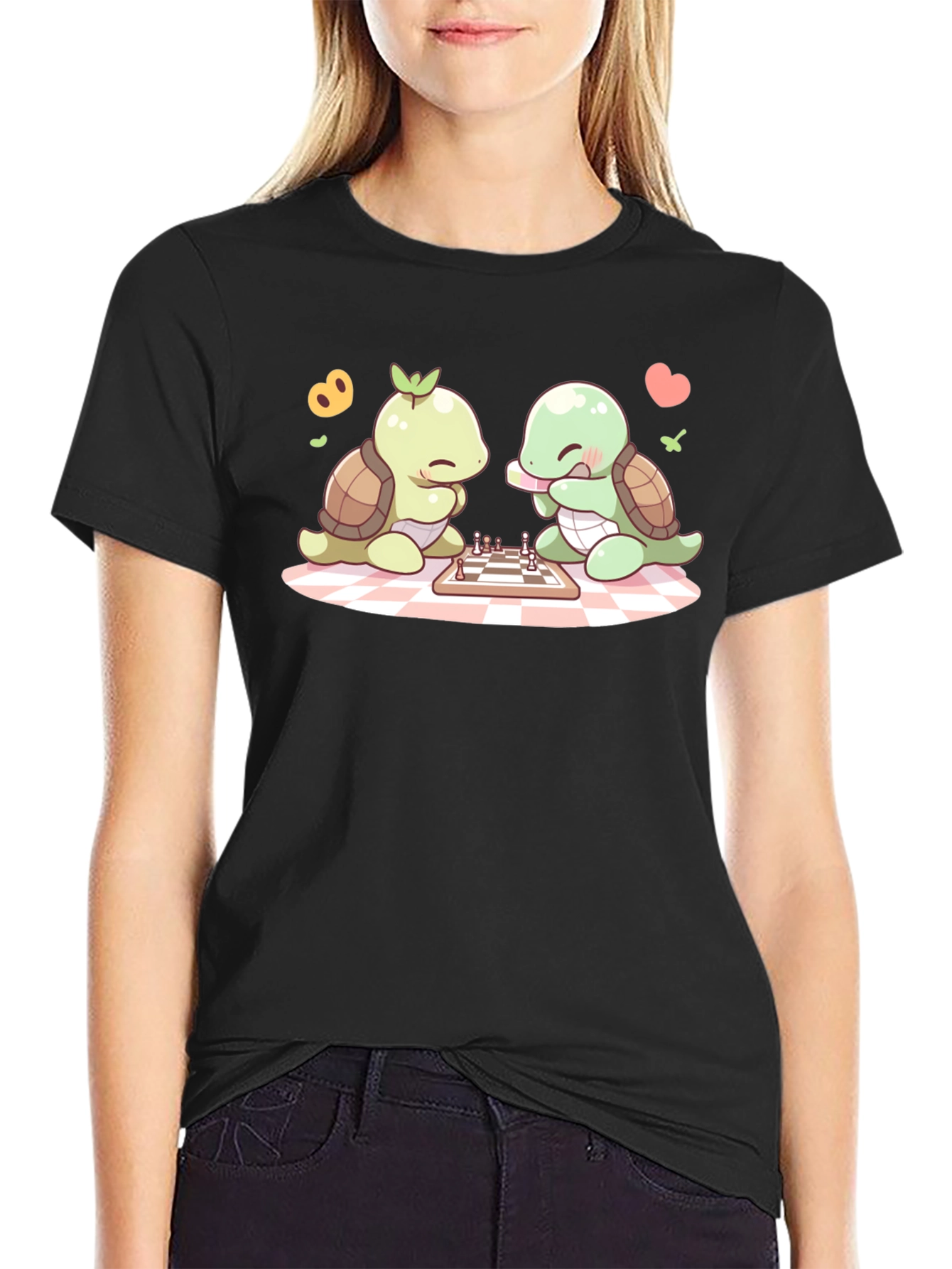 Cute Turtle Chess T-Shirt