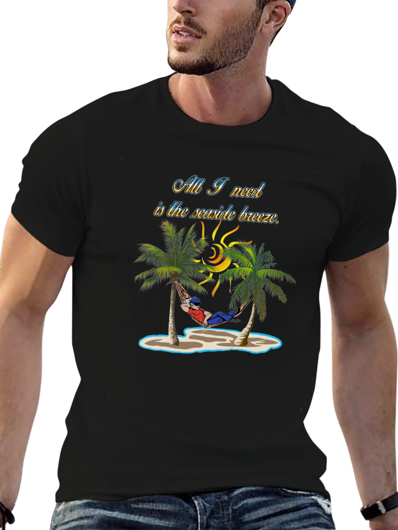 Seaside Breeze Graphic T-Shirt