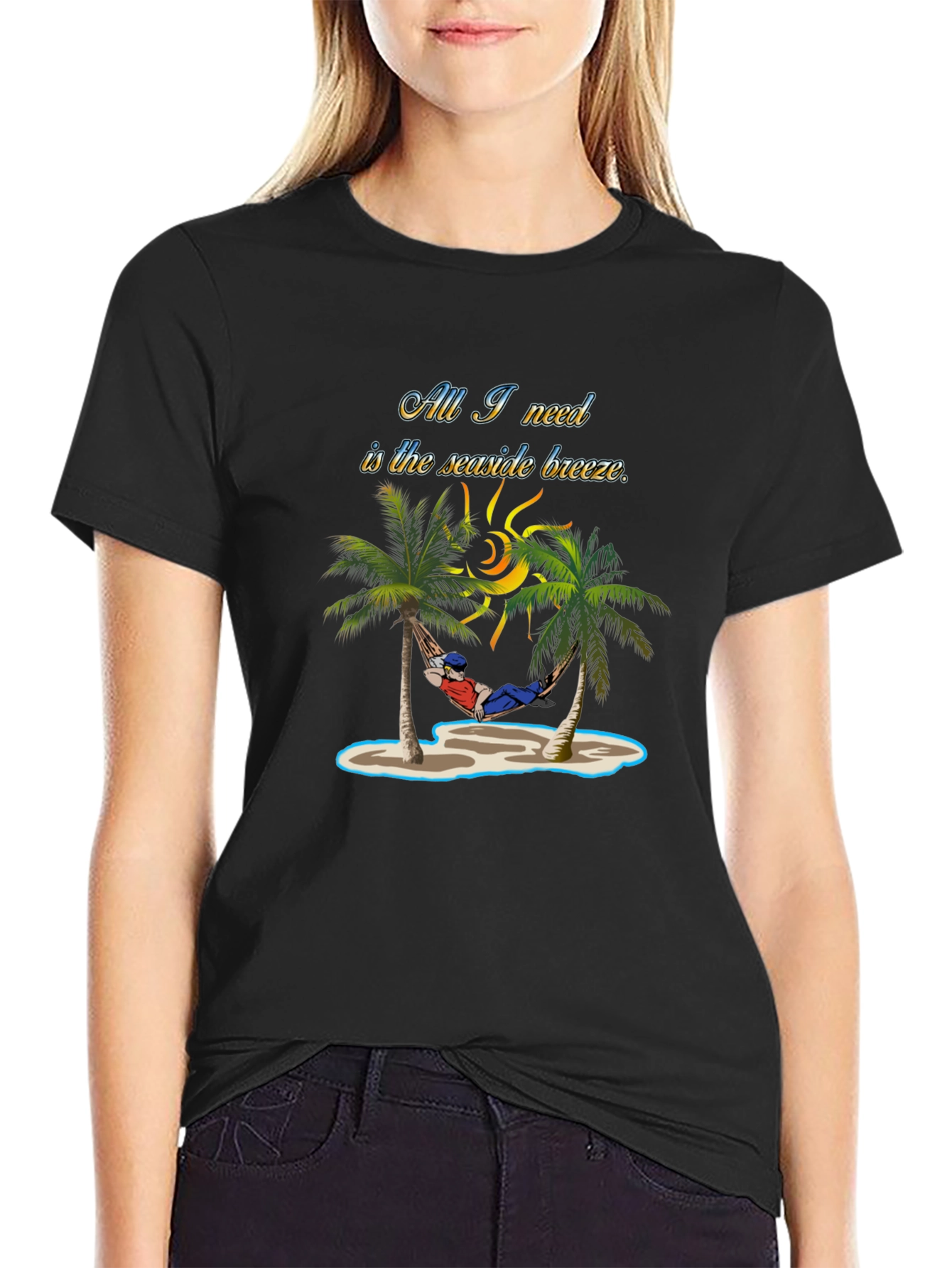 Seaside Breeze Graphic T-Shirt