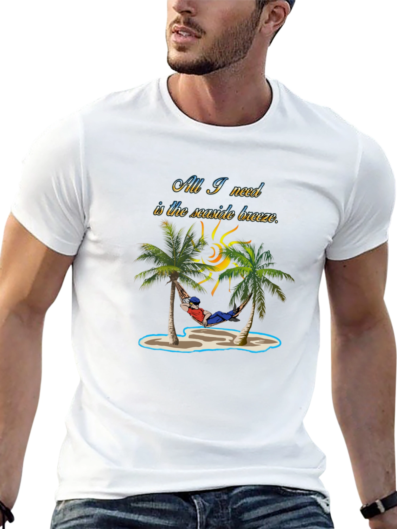 Seaside Breeze Graphic T-Shirt