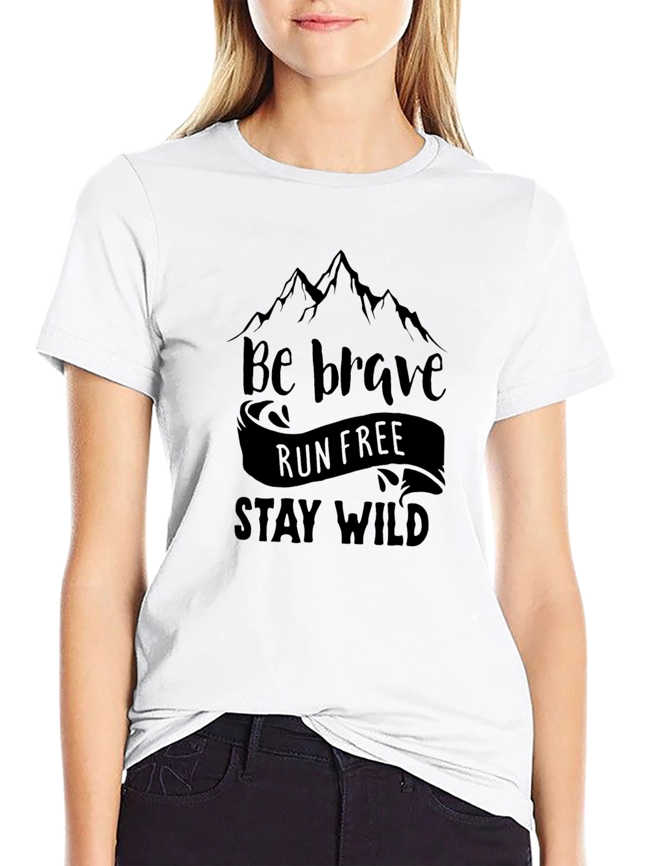 Be Brave Tee: Mountain Adventure Shirt