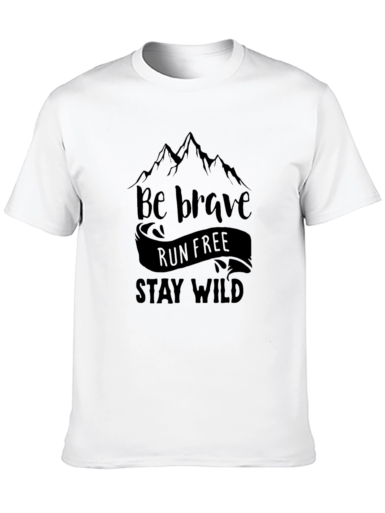 Be Brave Tee: Mountain Adventure Shirt