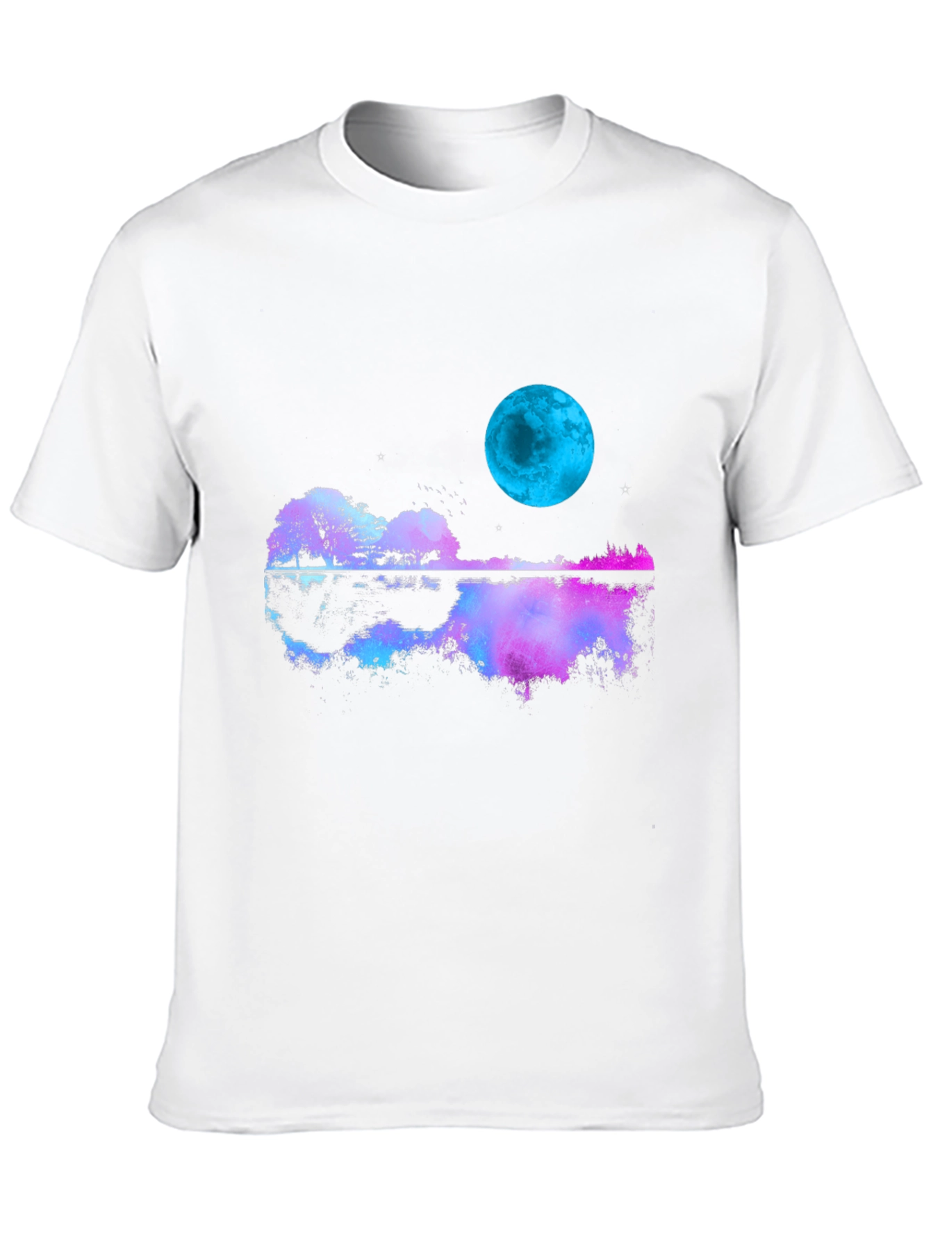 Guitar Moon T-Shirt - Reflective Graphic Tee